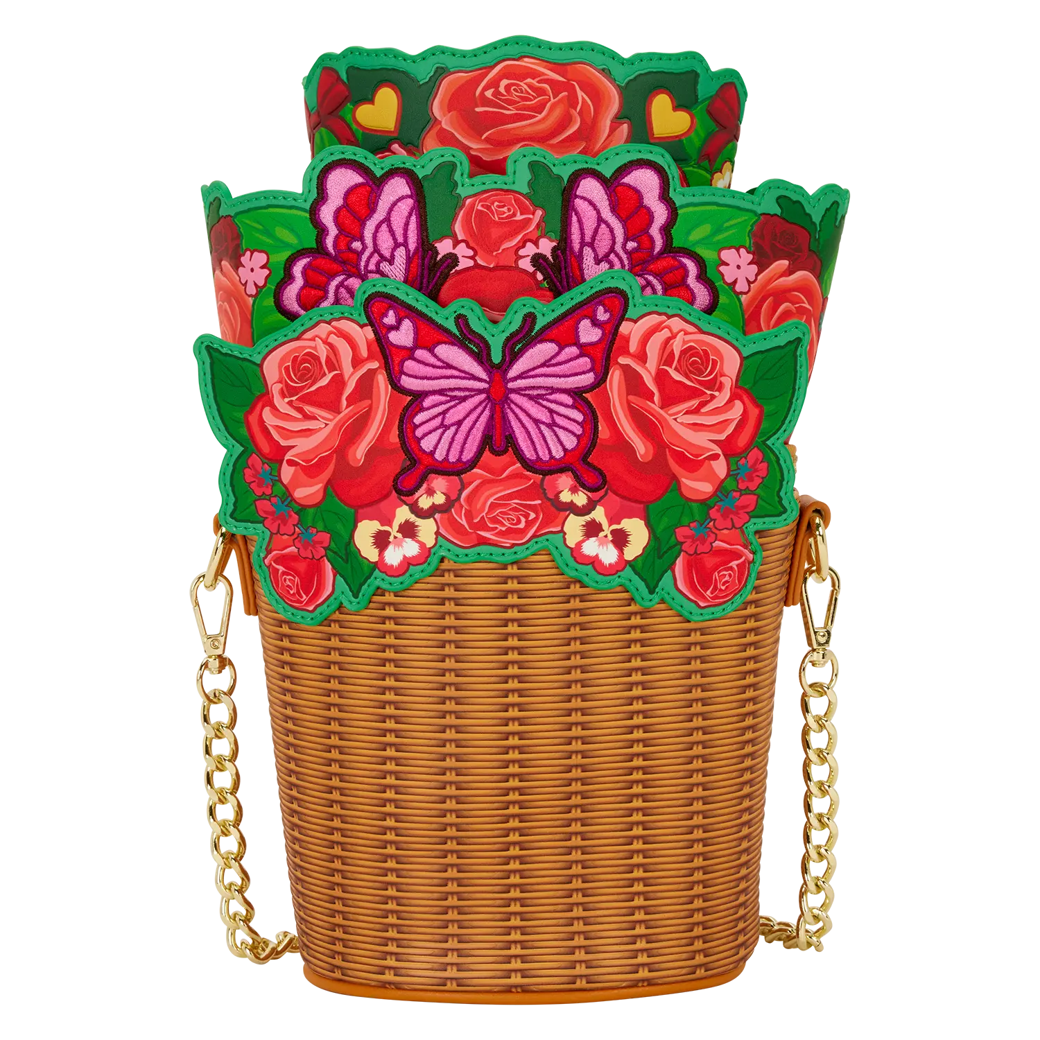 Loungefly Flower Basket Figural Crossbody