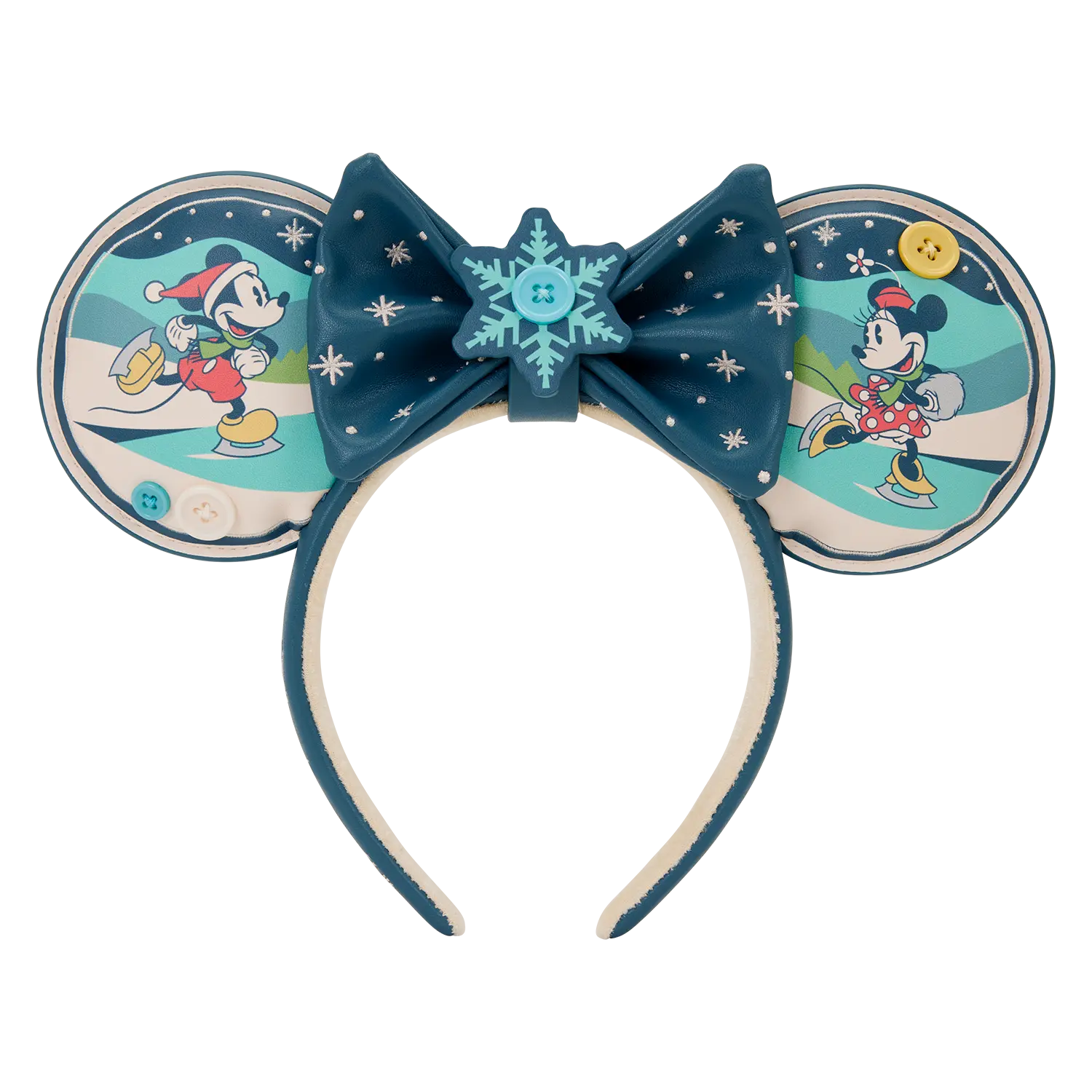 Mickey & Minnie Holiday Ear Headband