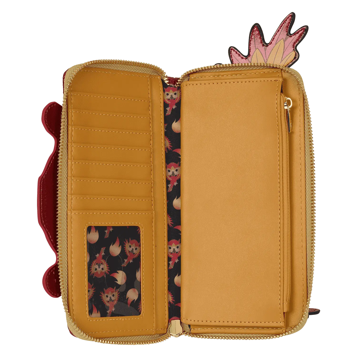 Funko Pop! By Loungefly Harry Potter Exclusive Fawkes Phoenix Cosplay Zip Around Wallet - Image 4