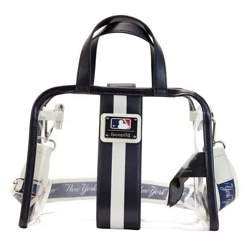 MLB NY Yankees Clear Tote Crossbody Stadium Bag with Pouch - Image 5