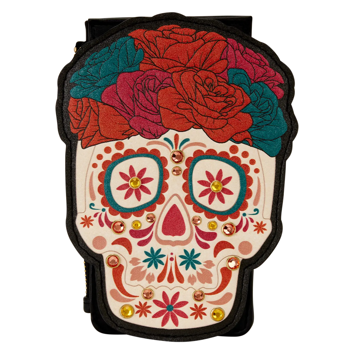Loungefly Día de los Muertos Sugar Skull Large Card Holder