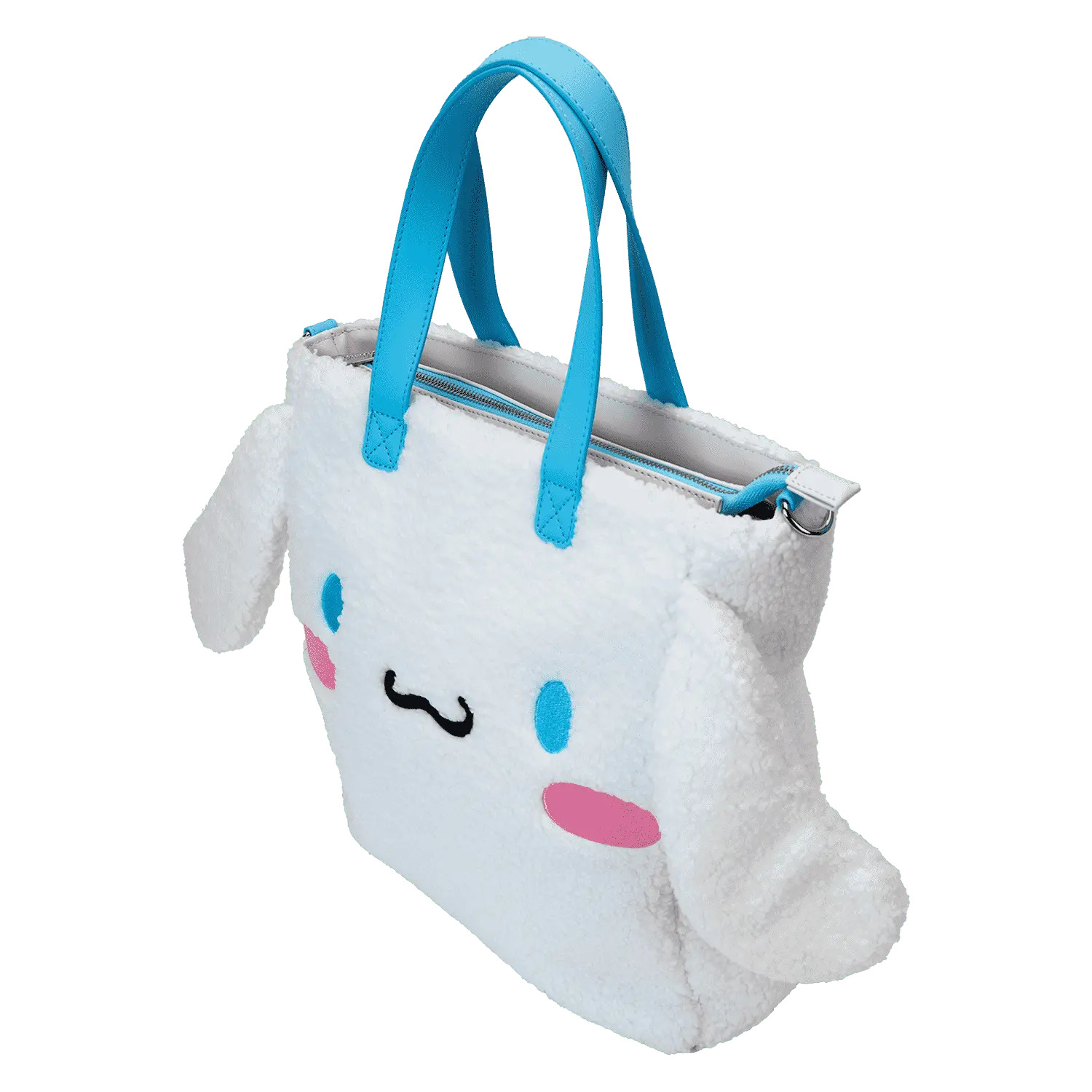 Sanrio Cinnamoroll Cosplay Sherpa Tote Crossbody Bag With Coin Bag - Image 6