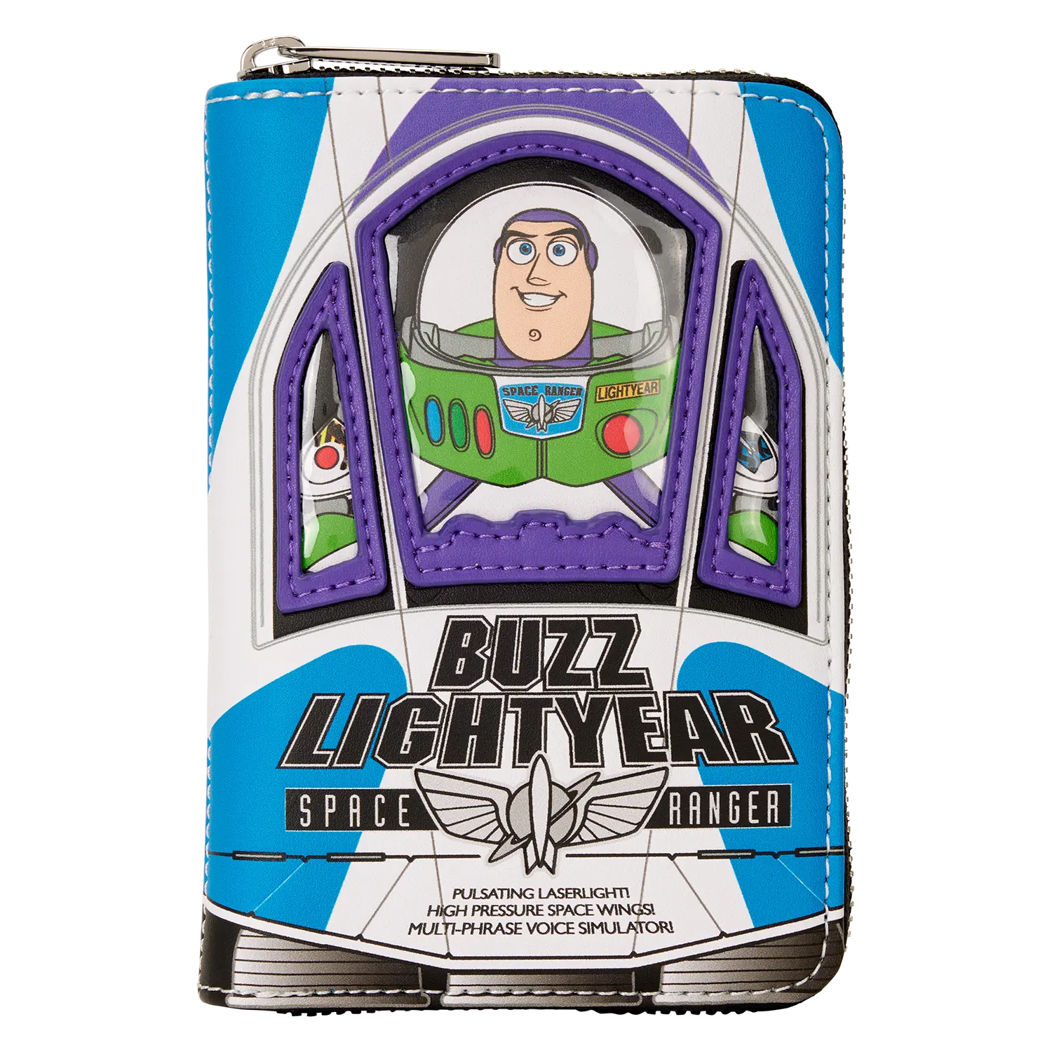 Toy Story 30th Anniversary Buzz Lightyear Glow Zip Around Wallet
