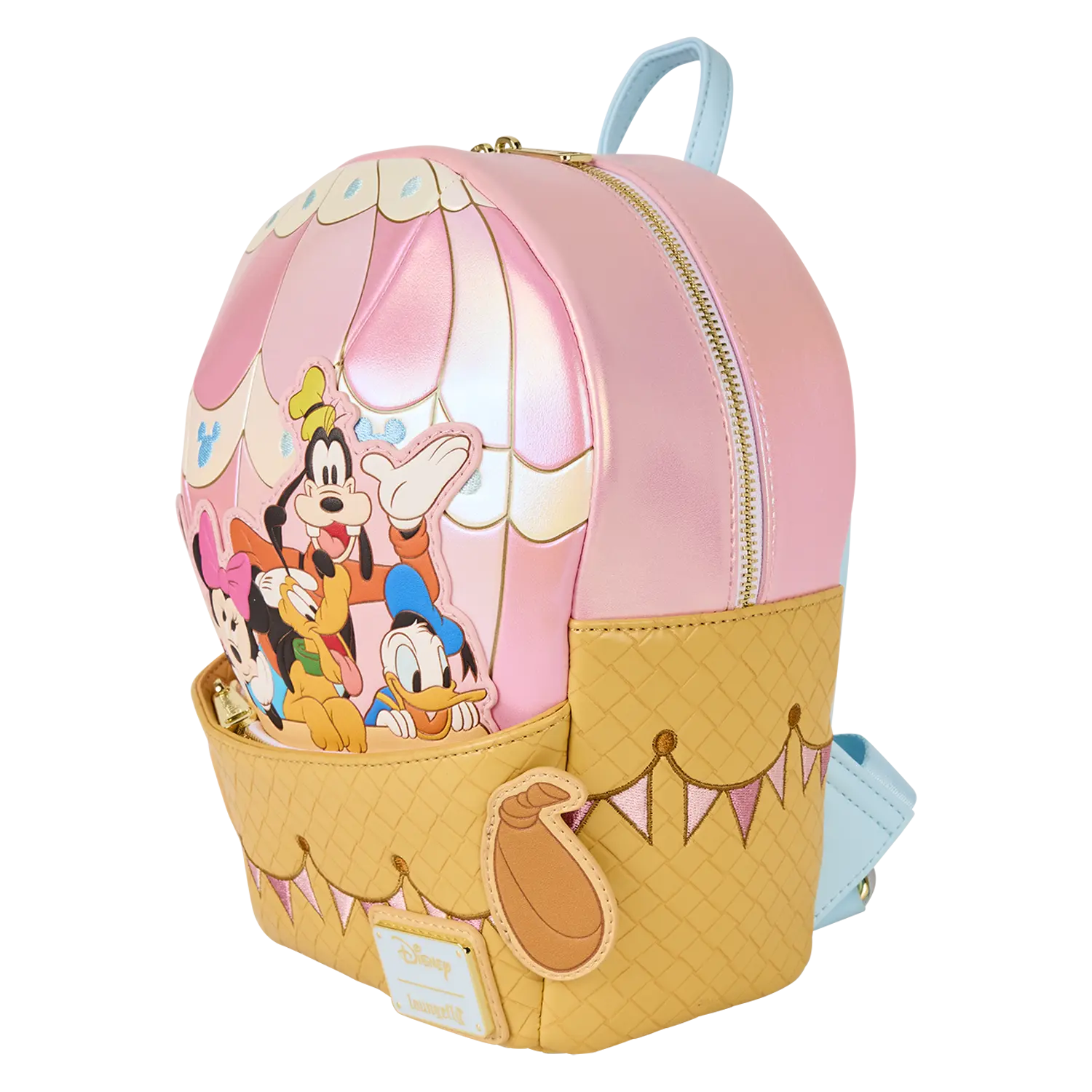 Mickey & Friends Hot Air Balloon Figural Mini Backpack - Image 3