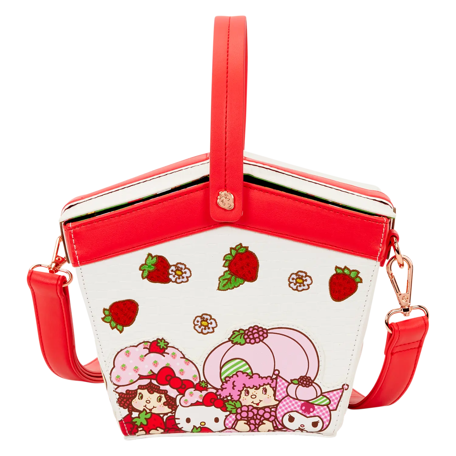 Sanrio Hello Kitty & Friends x Strawberry Shortcake Scented Figural Basket Crossbody Bag