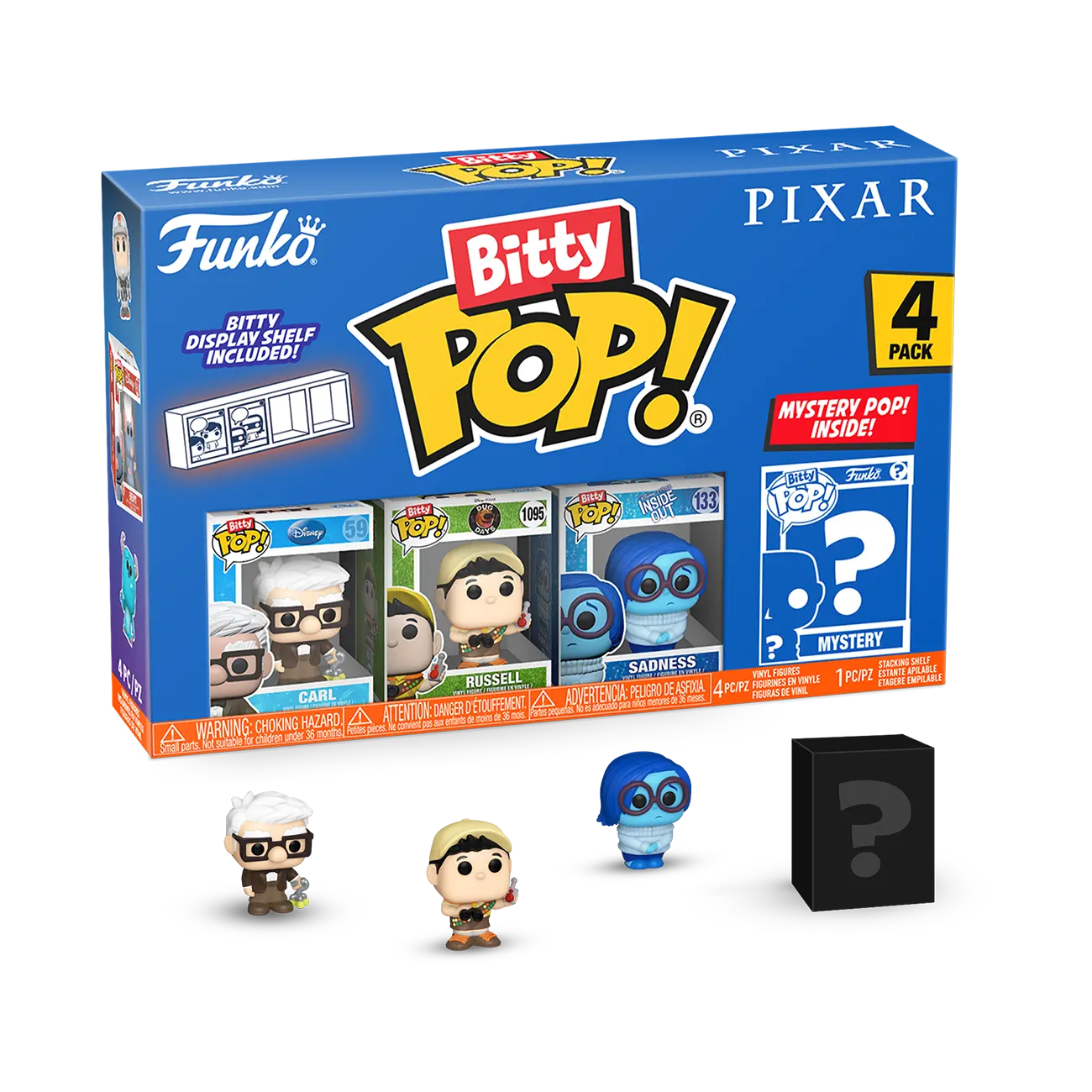 Bitty Pop! Pixar 4-Pack Series 3
