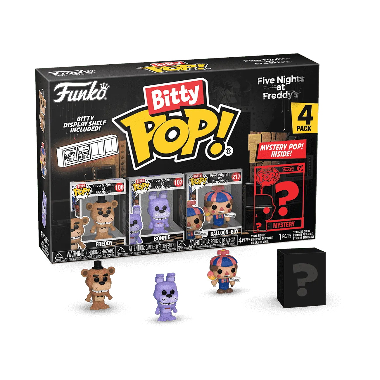 Bitty Pop! Five Nights at Freddy's 4-Pack Series 3