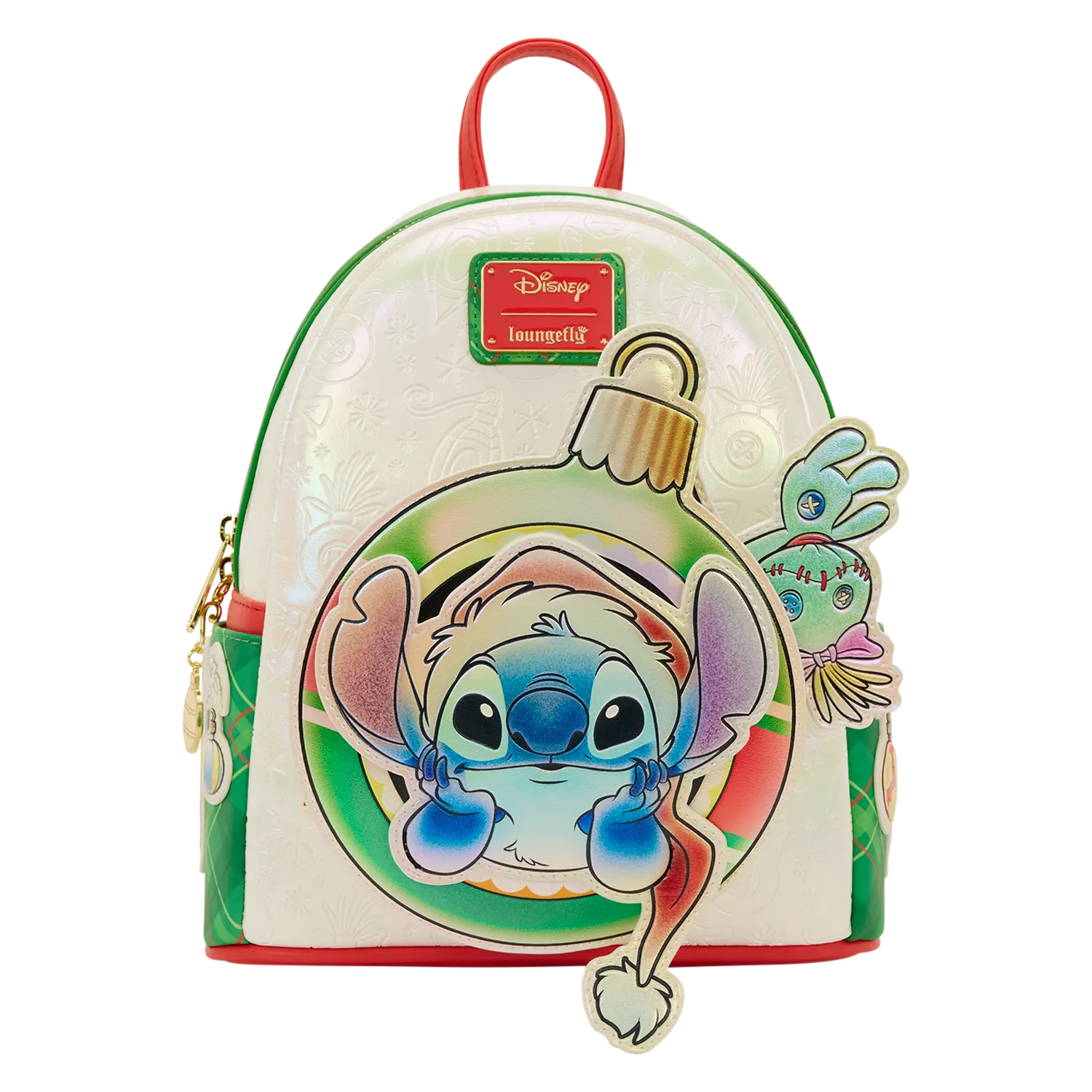 Stitch & Scrump Iridescent Holiday Ornament Mini Backpack - Image 6