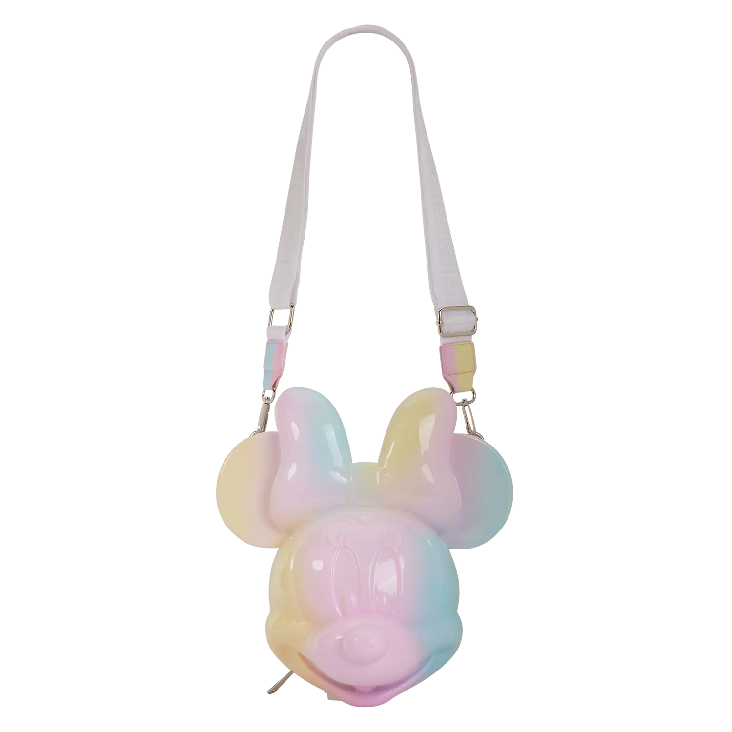 Minnie Mouse Pastel Tie-Dye Molded Figural Crossbody Bag