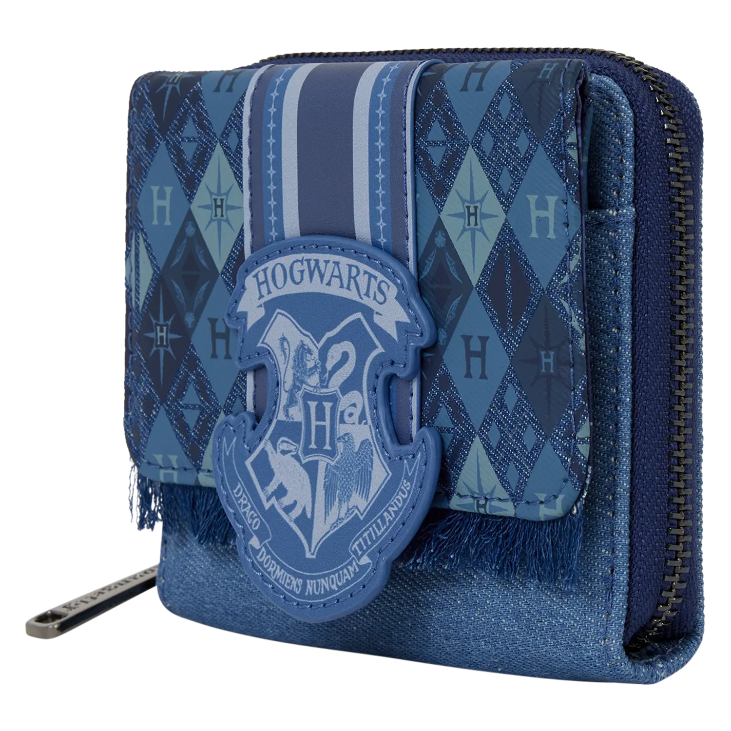 Harry Potter Hogwarts Denim Tri-fold Wallet - Image 3