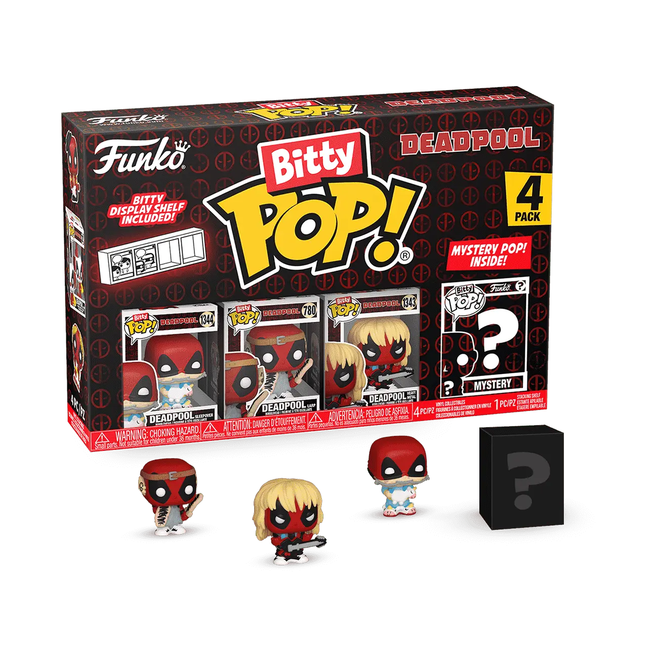 Bitty Pop! Deadpool 4-Pack Series 4