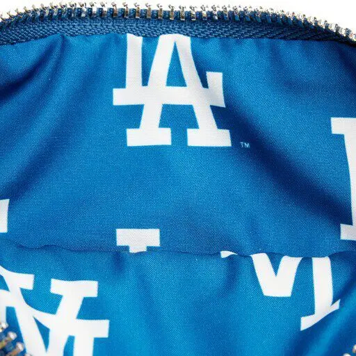 MLB LA Dodgers Clear Tote Crossbody Stadium Bag with Pouch - Image 9