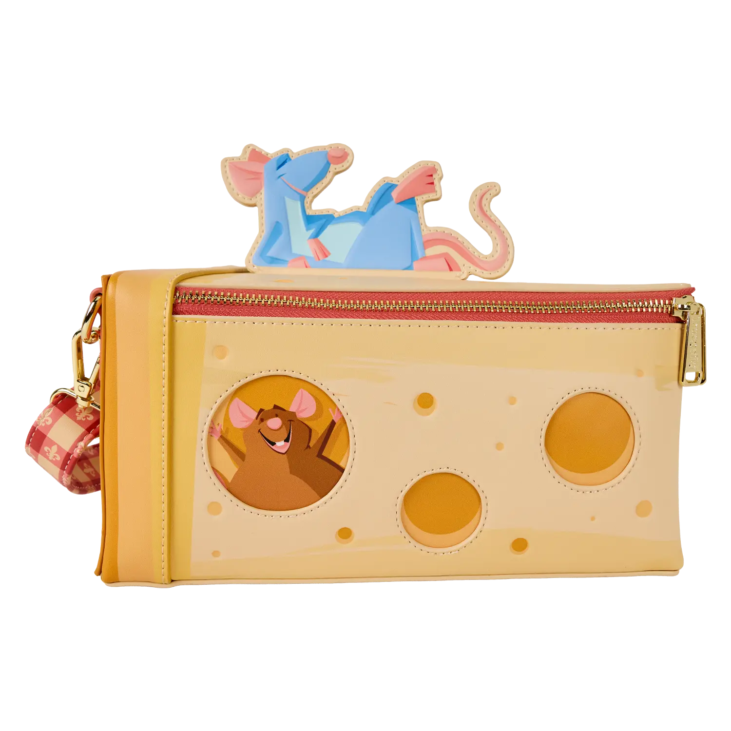 Ratatouille Charcuterie Cheese Figural Crossbody Bag