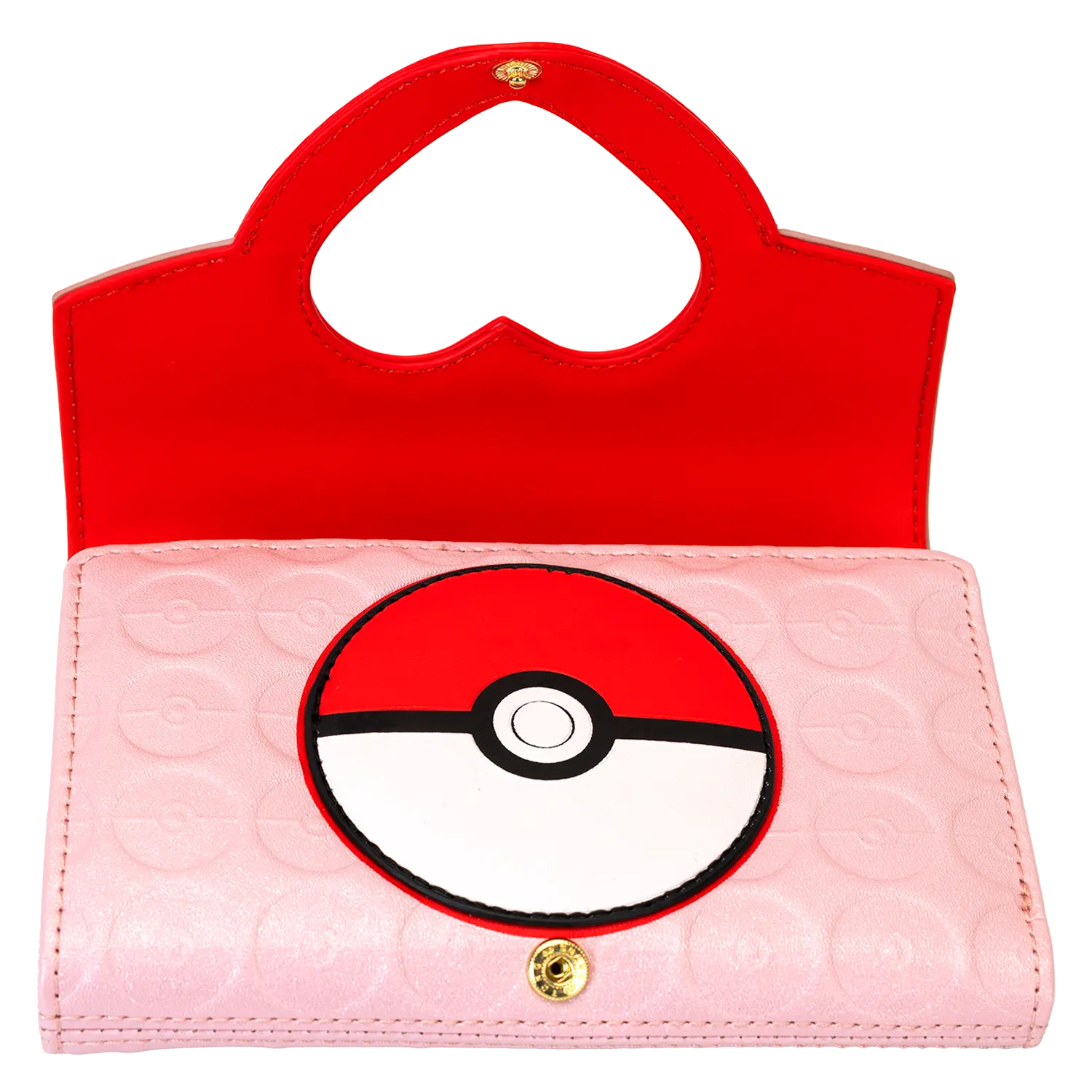 Pokémon Exclusive I Choose You Hearts Flap Zip Around Wallet - Image 4