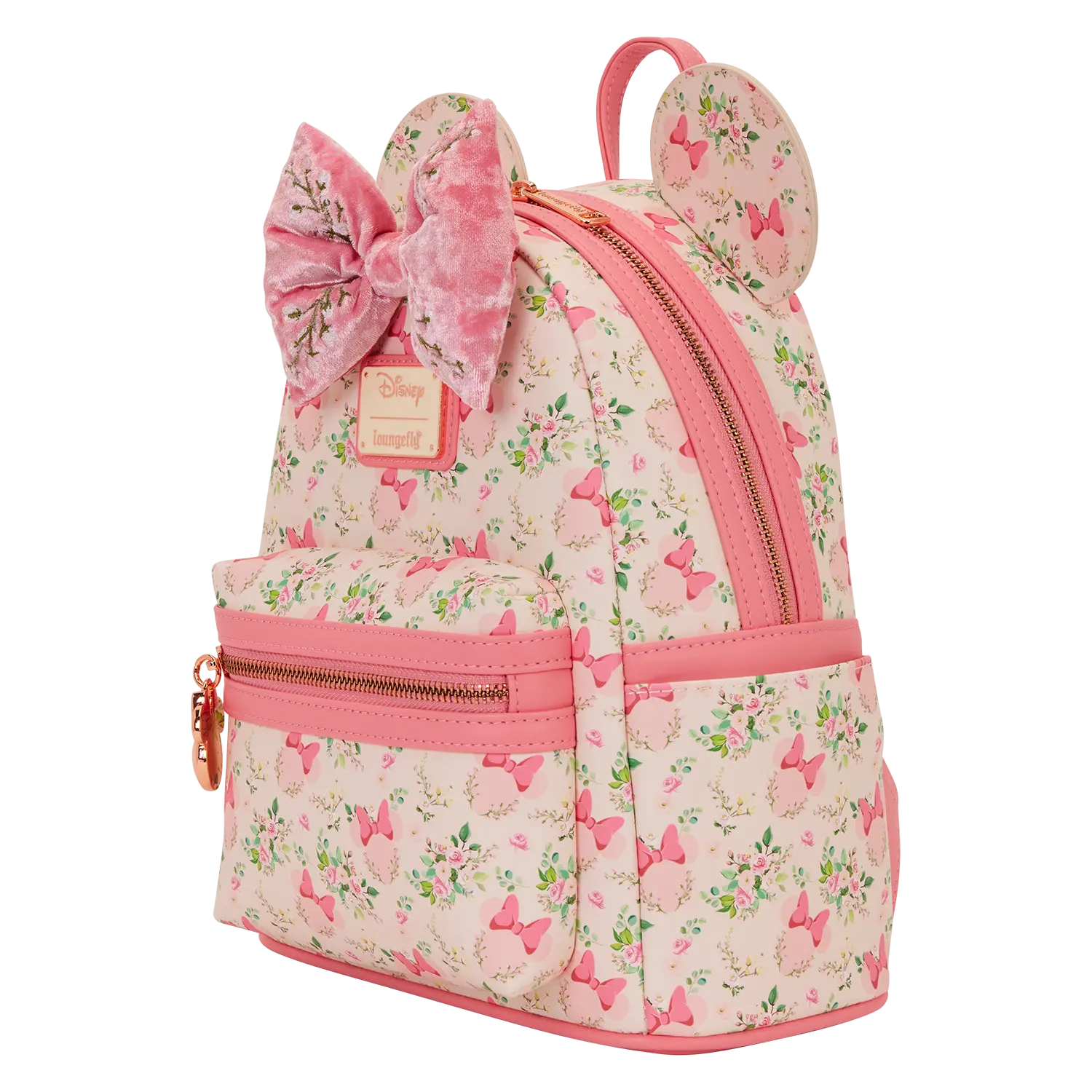 Minnie Mouse Floral All-Over Print Mini Backpack - Image 5
