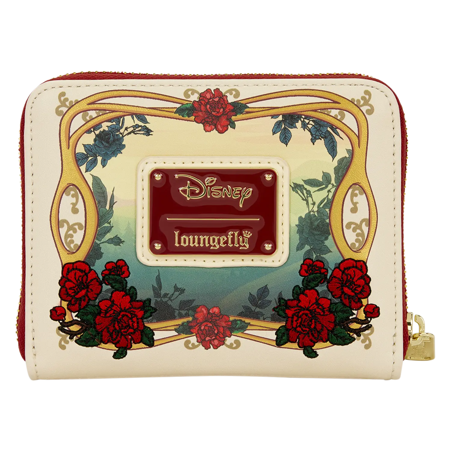 Beauty and the Beast Exclusive Belle Floral Zip Around Wallet - Image 4