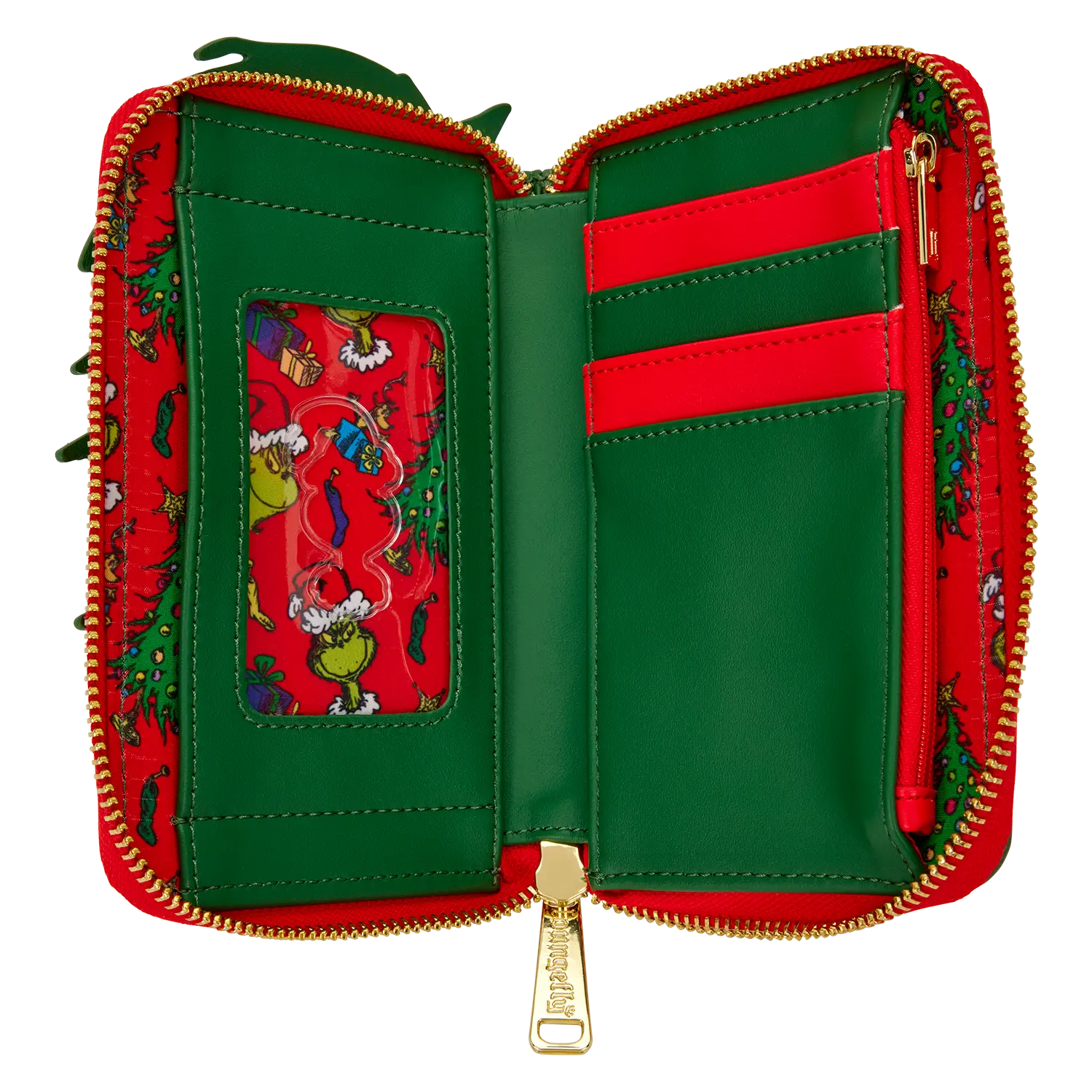 Dr. Seuss How the Grinch Stole Christmas! Tree Zip Around Wallet - Image 6