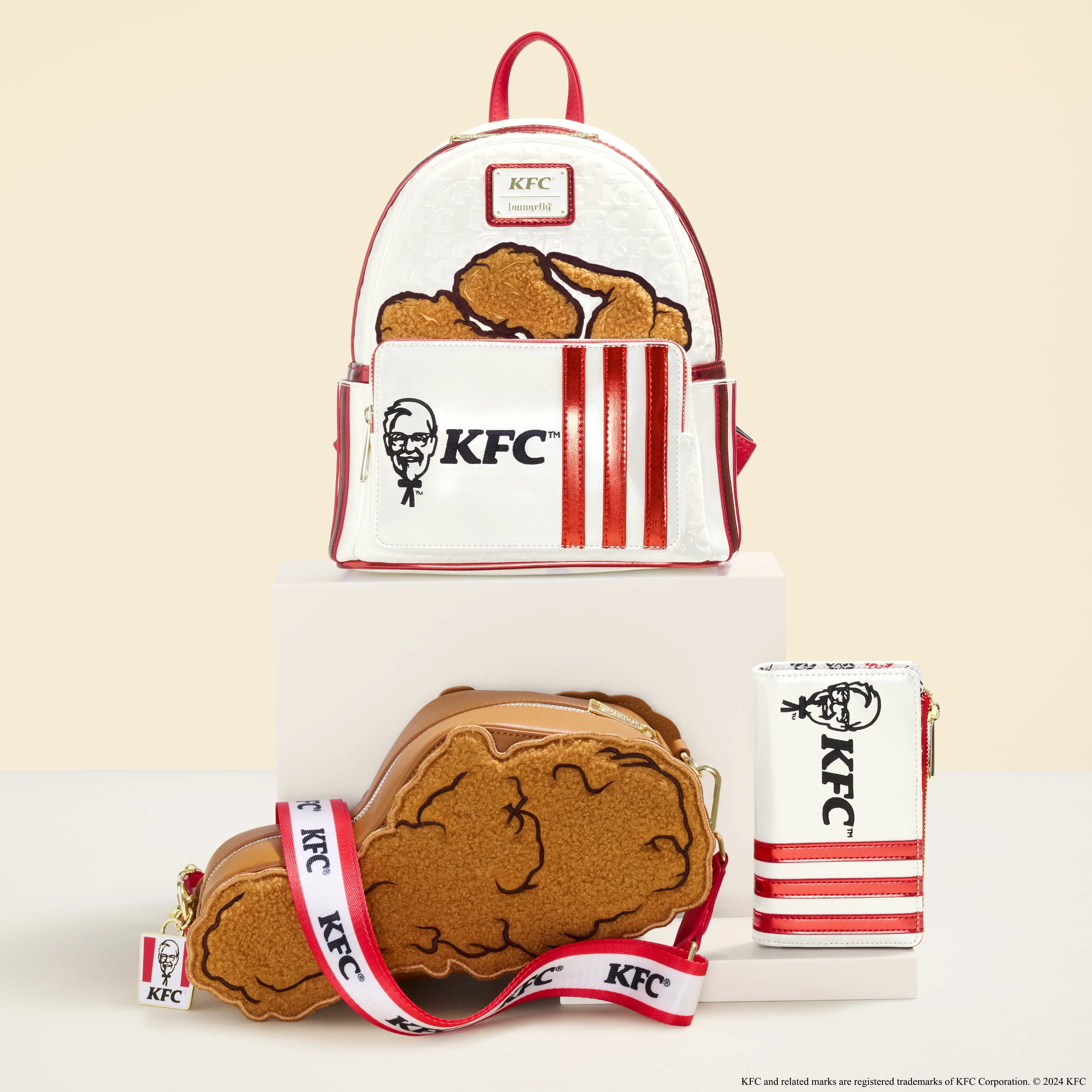 KFC Drumstick Sherpa Crossbody Bag - Image 3