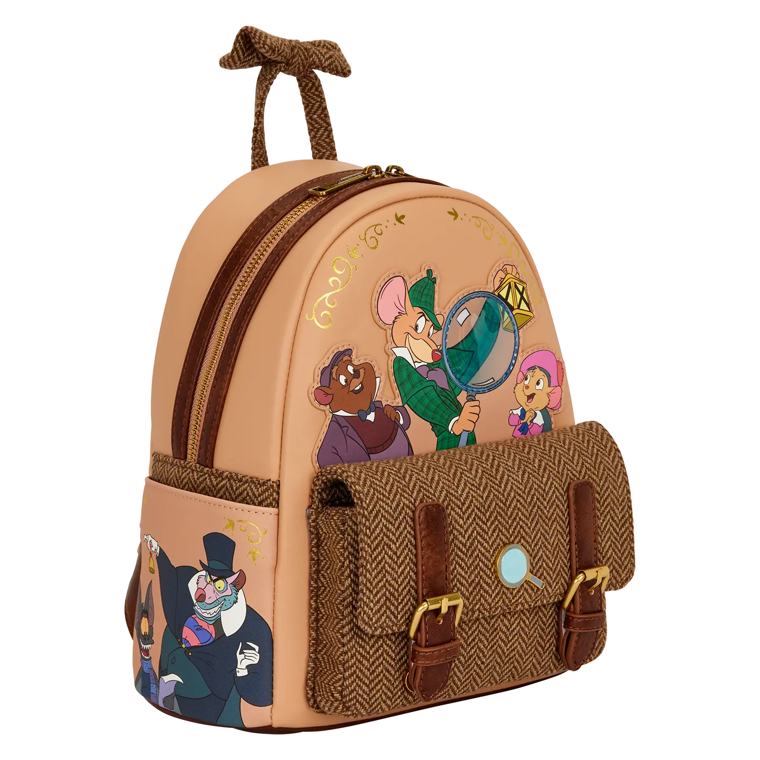 The Great Mouse Detective Exclusive Flap Pocket Mini Backpack - Image 4