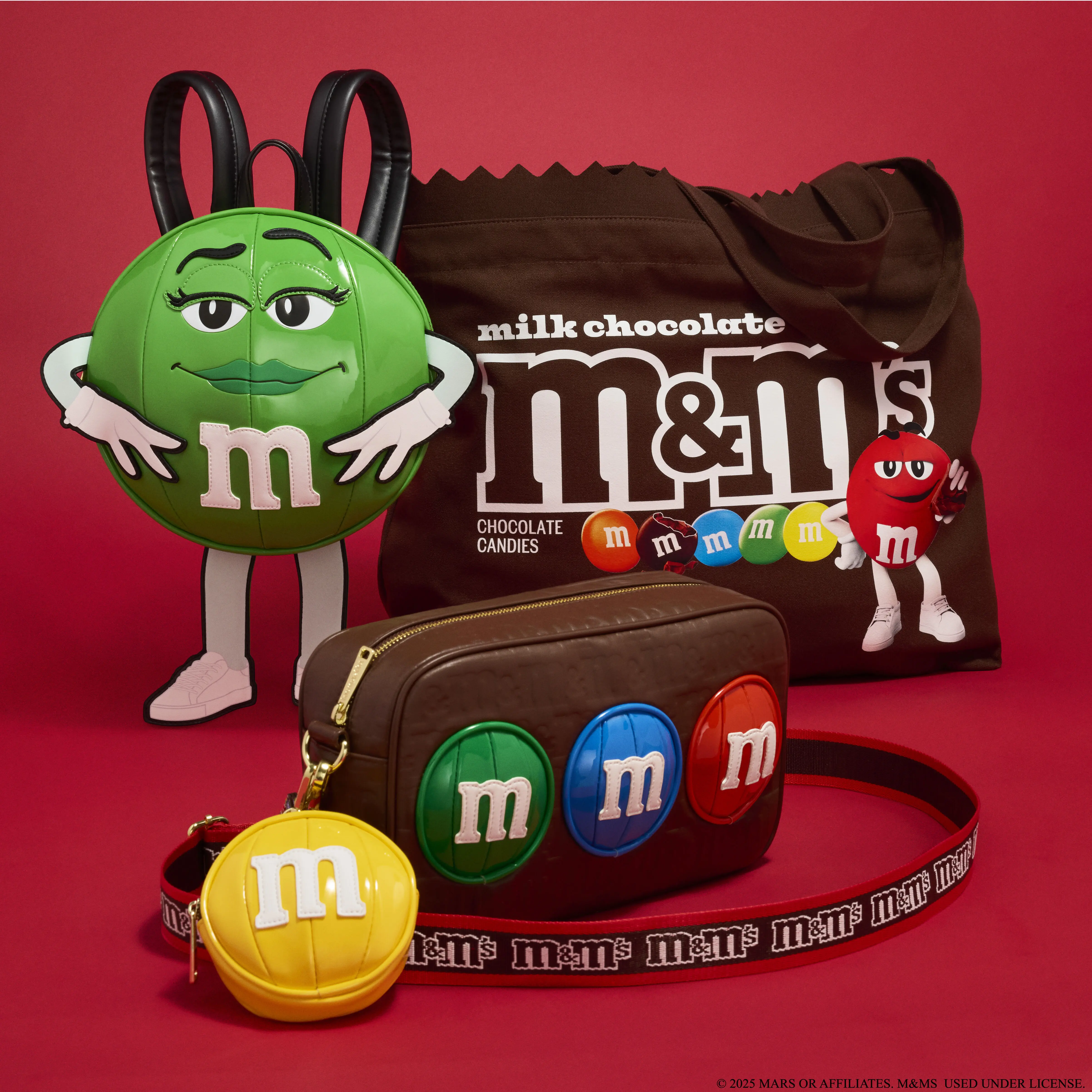 Loungefly x M&M'S Candies Scented Crossbody Bag with Coin Bag - Image 3