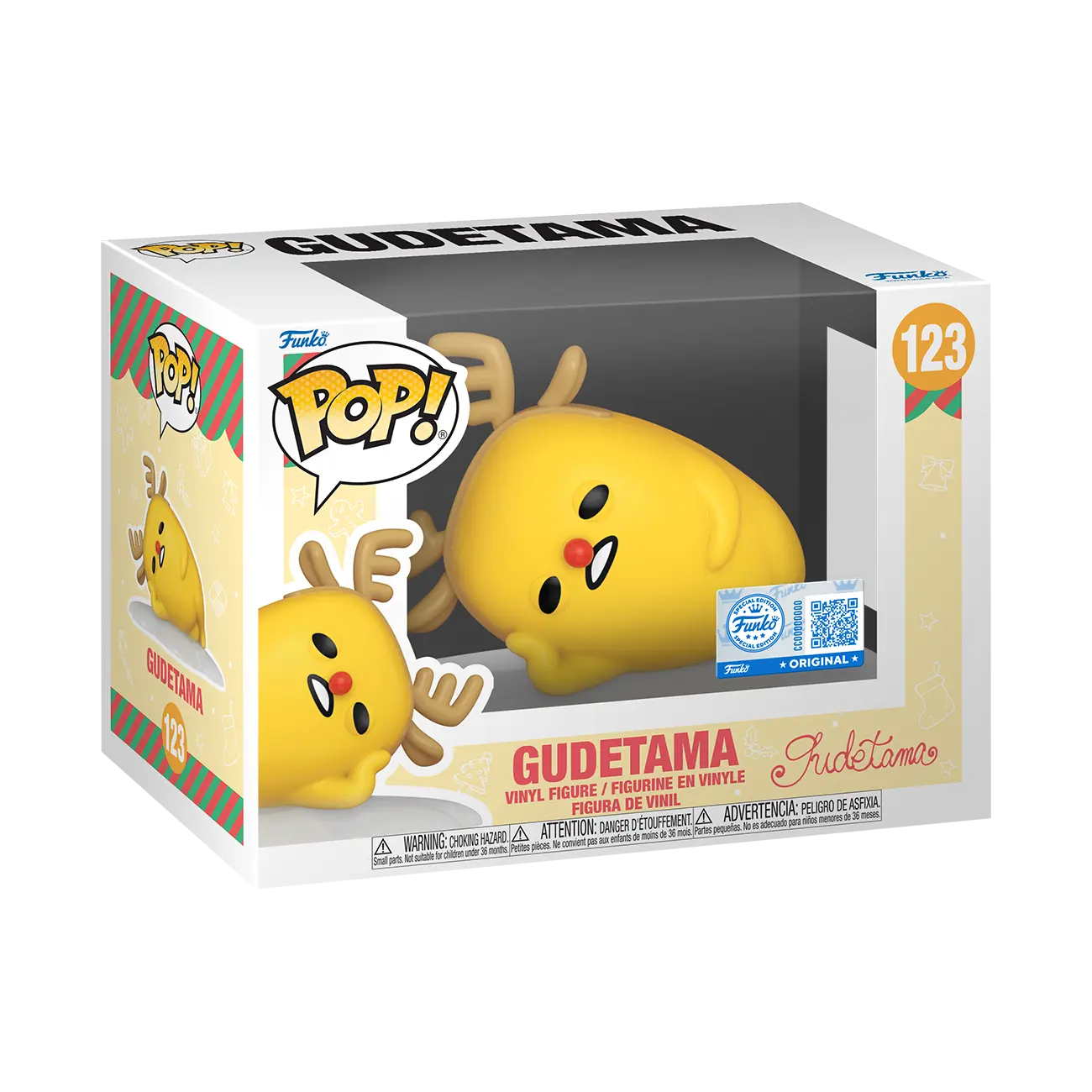 Pop! Gudetama (Reindeer Outfit) - Image 3