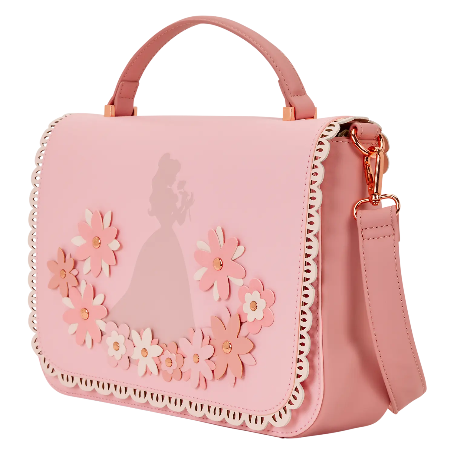 Disney Princess Belle Floral Lace Crossbody Bag - Image 4
