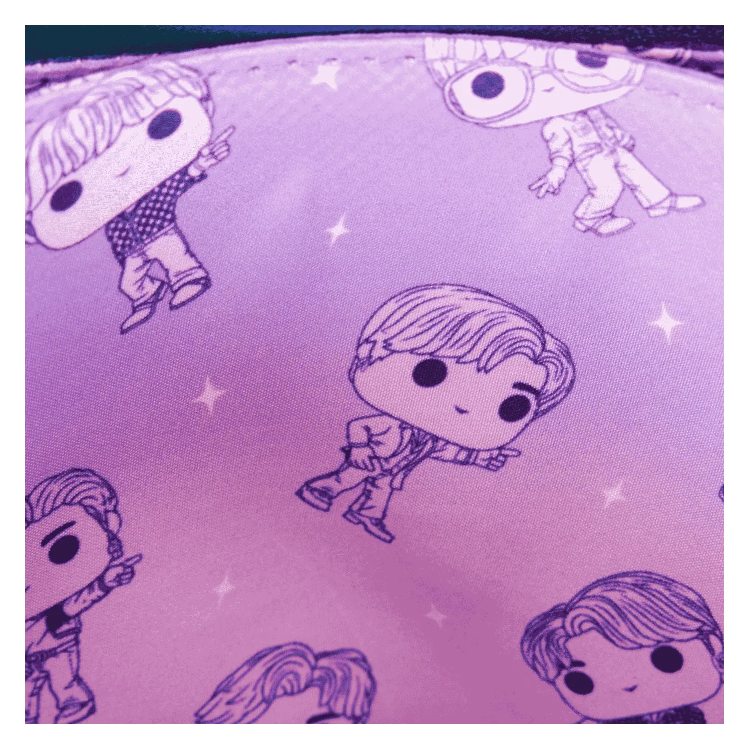 Funko Pop! By Loungefly BTS Iridescent Quilted Crossbody Bag - Image 10