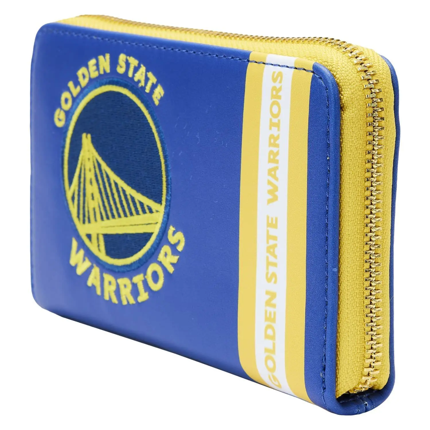 NBA Golden State Warriors Patch Icons Zip Around Wallet - Image 3