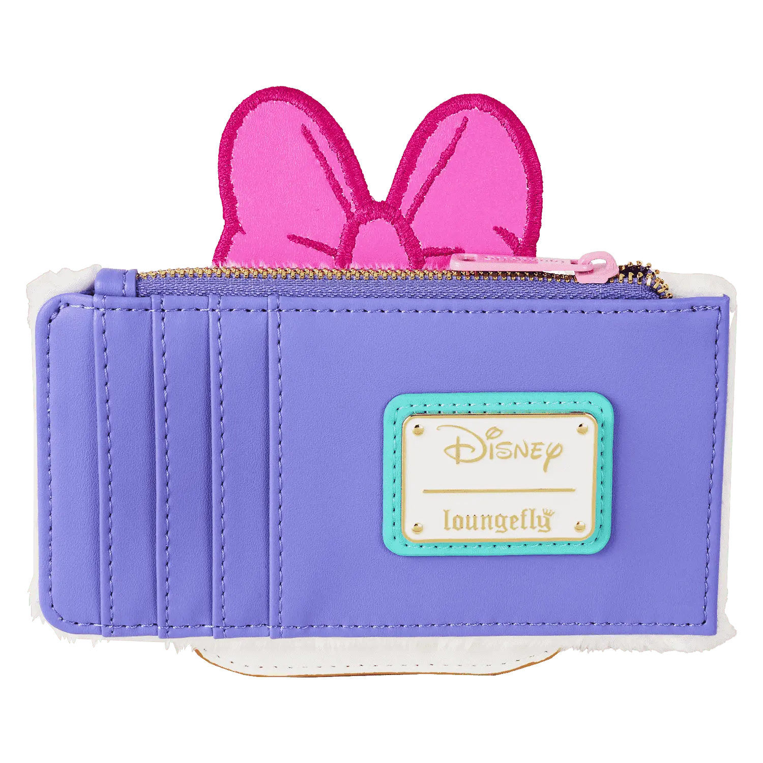 Daisy Duck 85th Anniversary Sequin Plush Cosplay Large Card Holder - Image 3