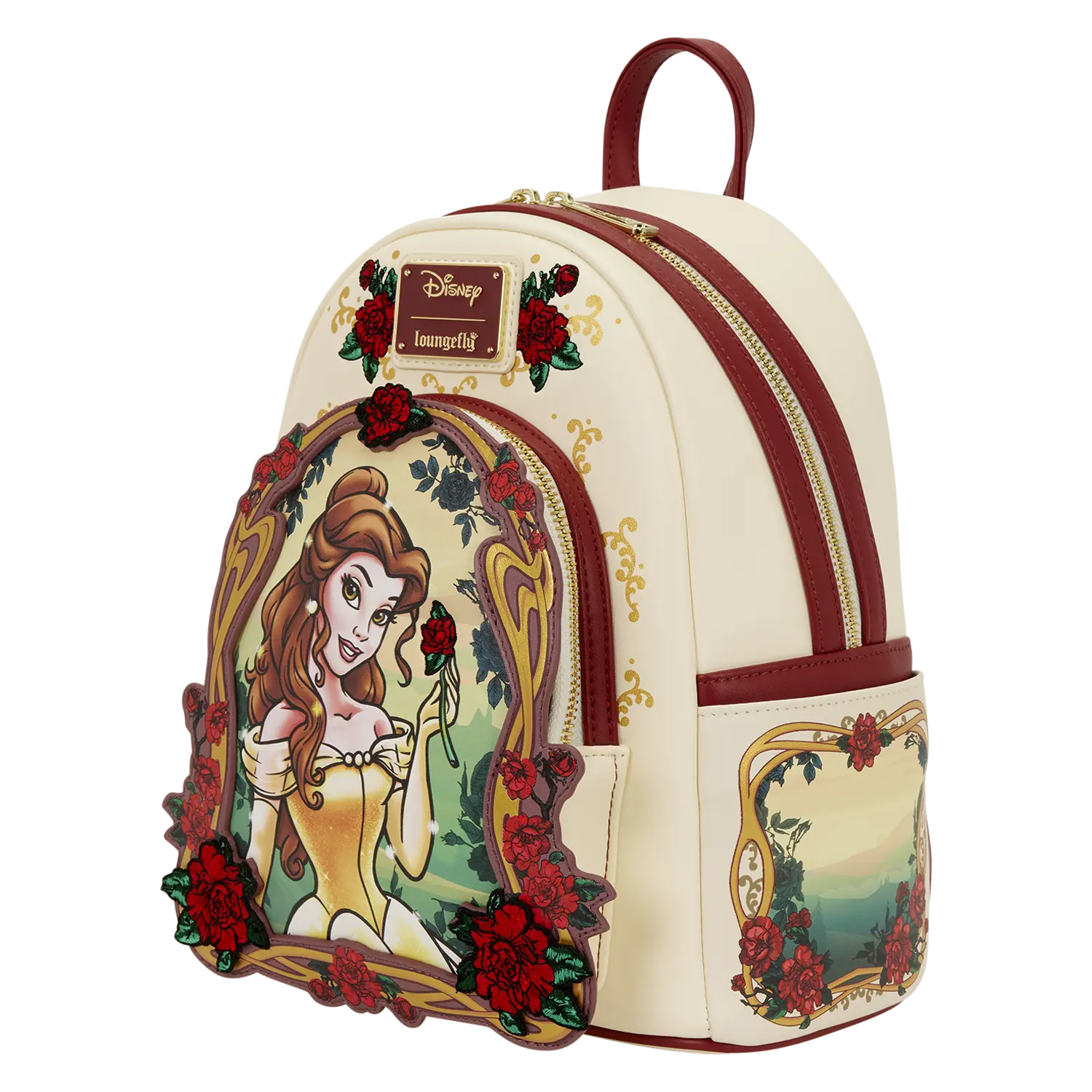 Beauty and the Beast Exclusive Belle Floral Mini Backpack - Image 4