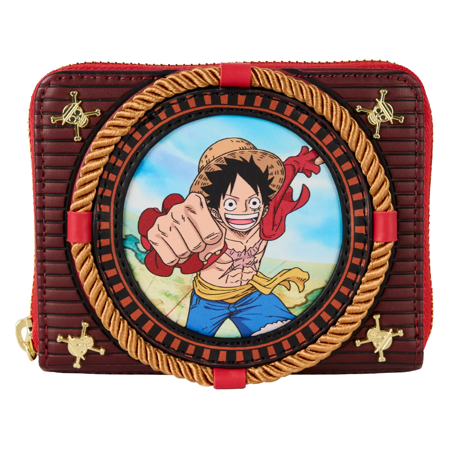 One Piece Luffy Zip Around Wallet