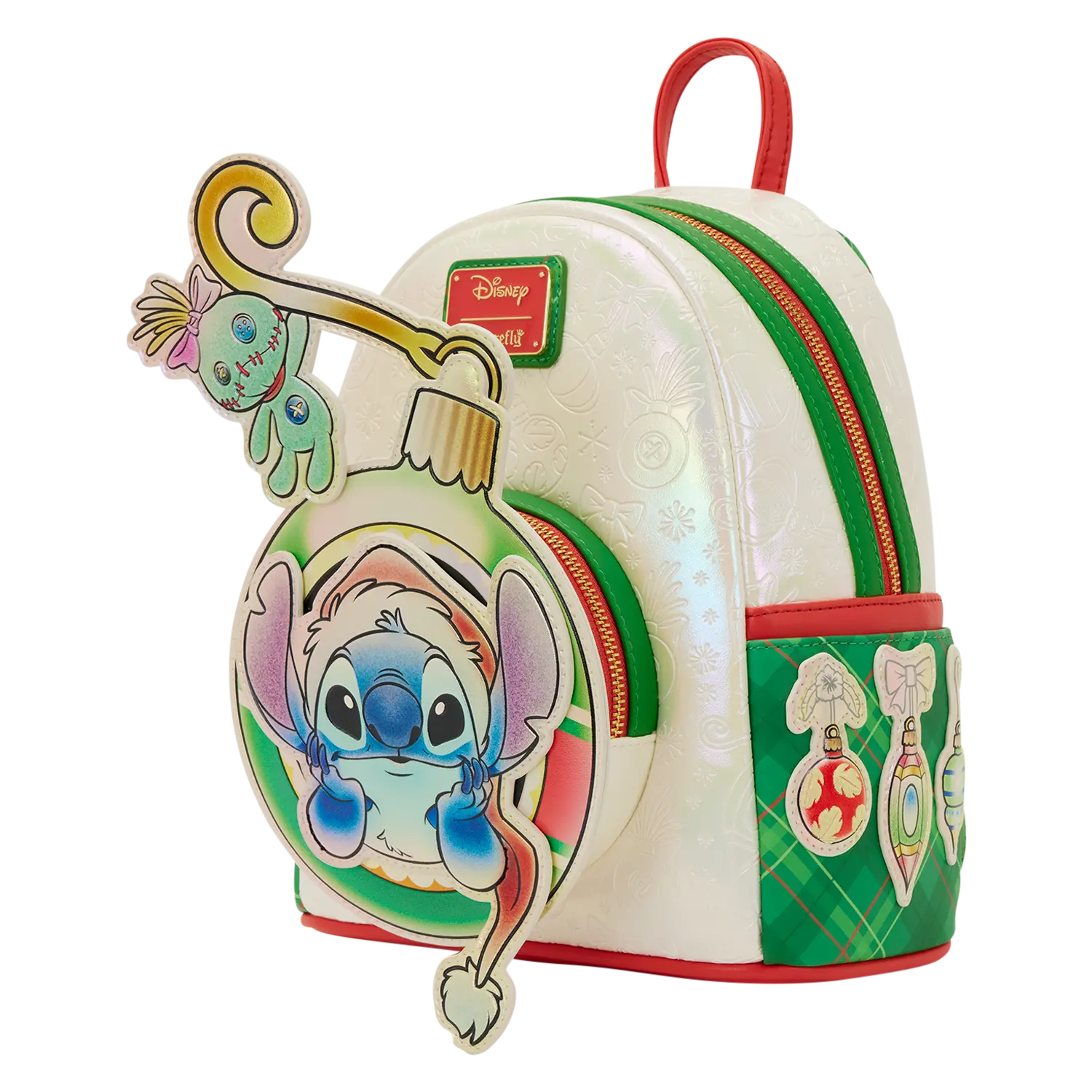 Stitch & Scrump Iridescent Holiday Ornament Mini Backpack - Image 7