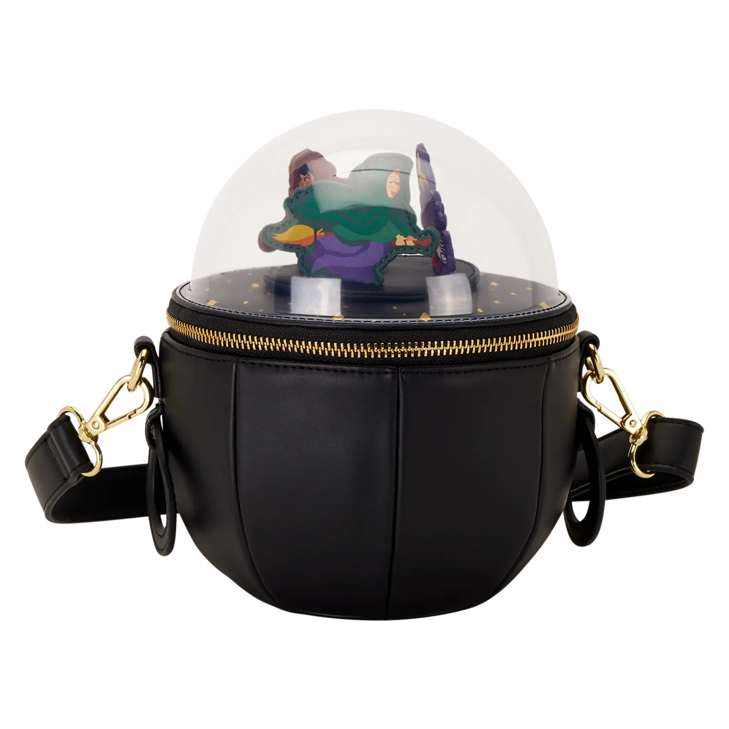 Hocus Pocus Sanderson Sisters Flying Dome Figural Crossbody Bag - Image 5