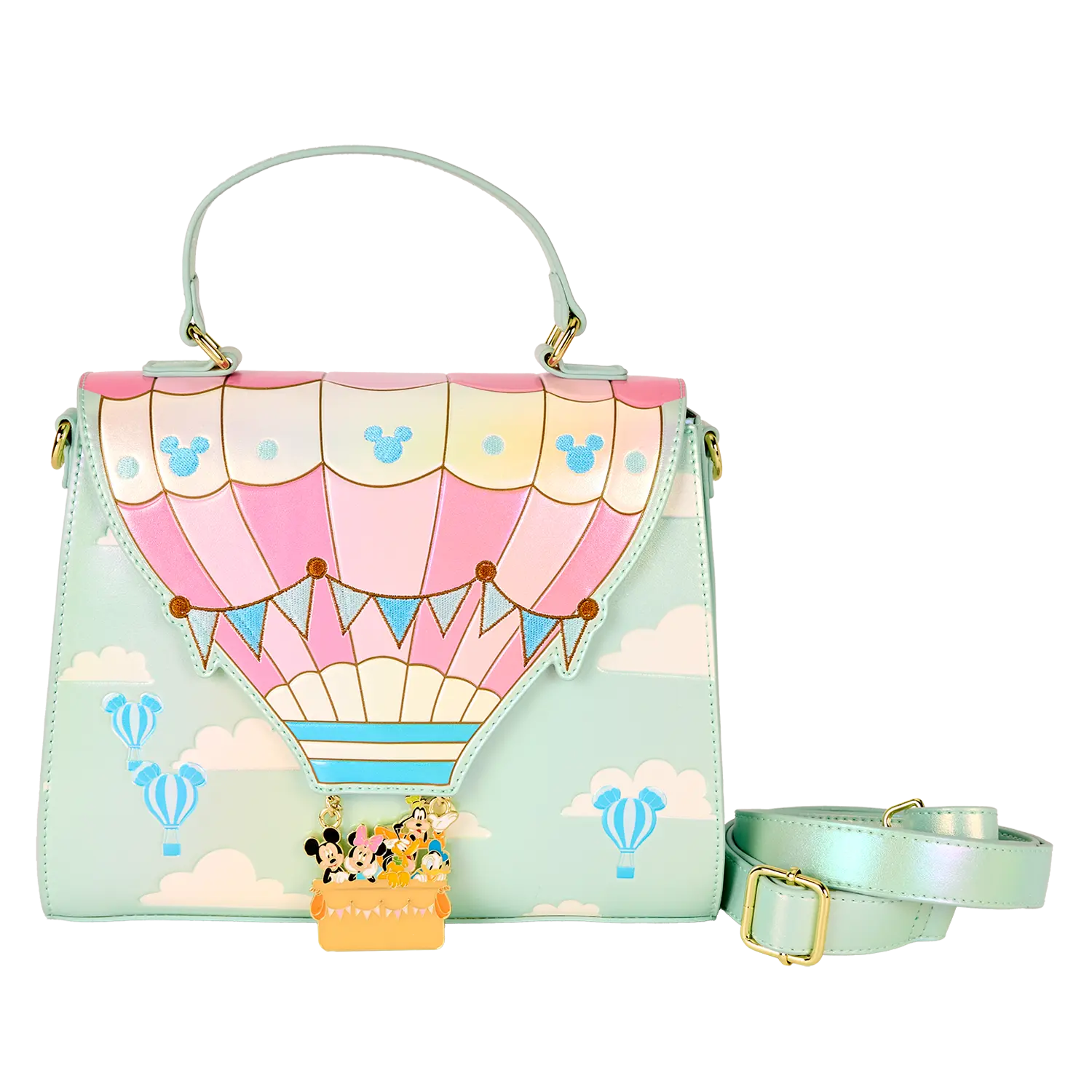 Mickey & Friends Hot Air Balloon Crossbody Bag
