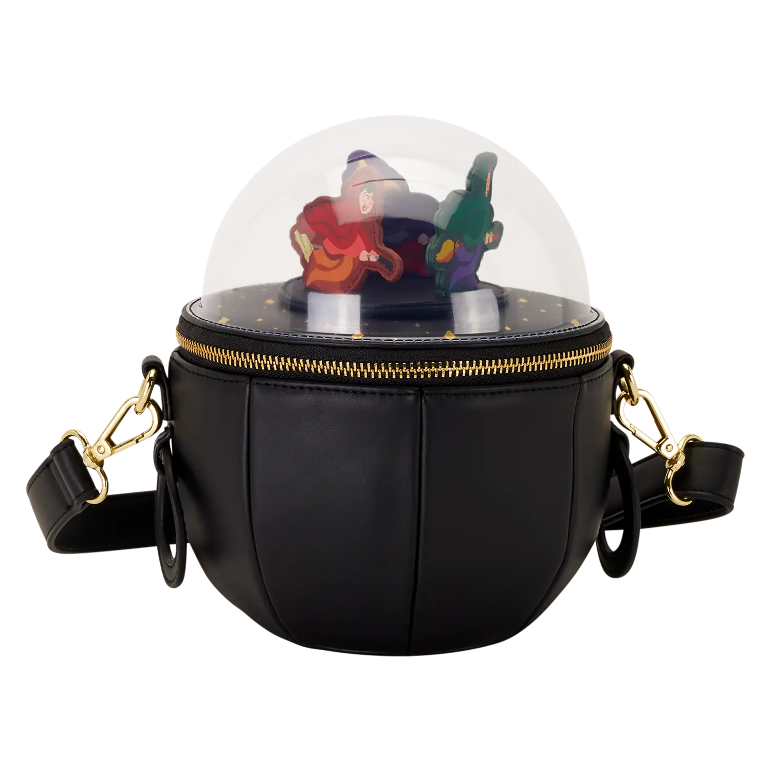 Hocus Pocus Sanderson Sisters Flying Dome Figural Crossbody Bag