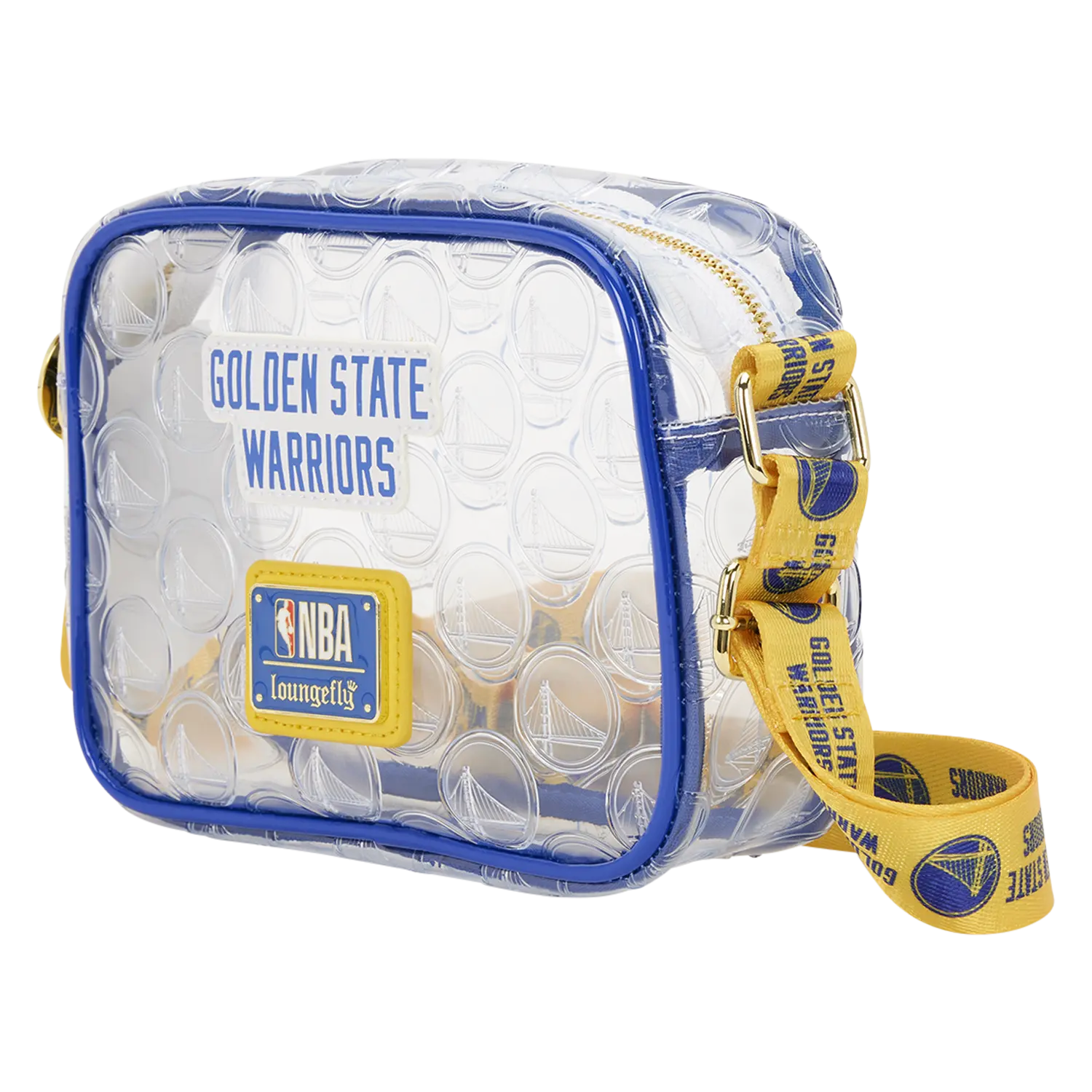 NBA Golden State Warriors Clear Crossbody Stadium Bag - Image 3