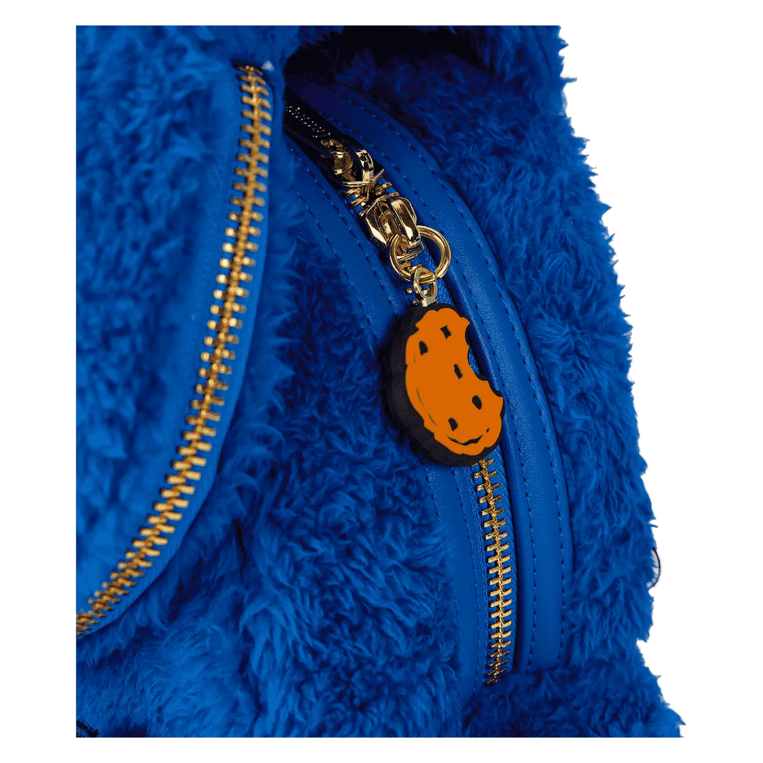 Sesame Street Cookie Monster Plush Cosplay Mini Backpack With Coin Bag - Image 11