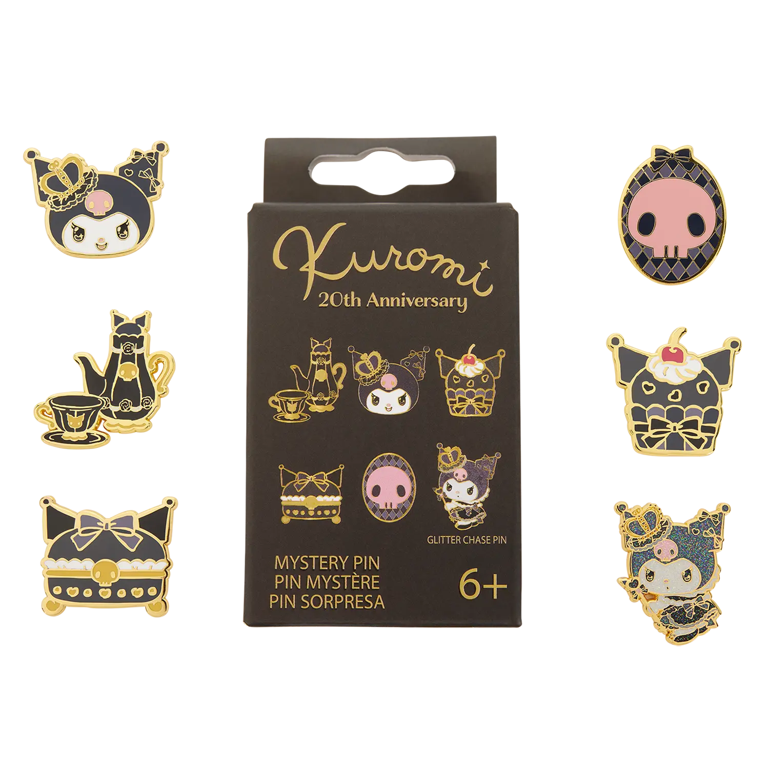 Sanrio Kuromi 20th Anniversary Mystery Box Pin
