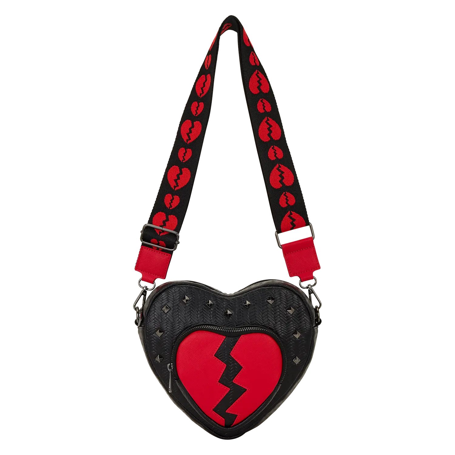 Loungefly Broken Heart Figural Crossbody Bag