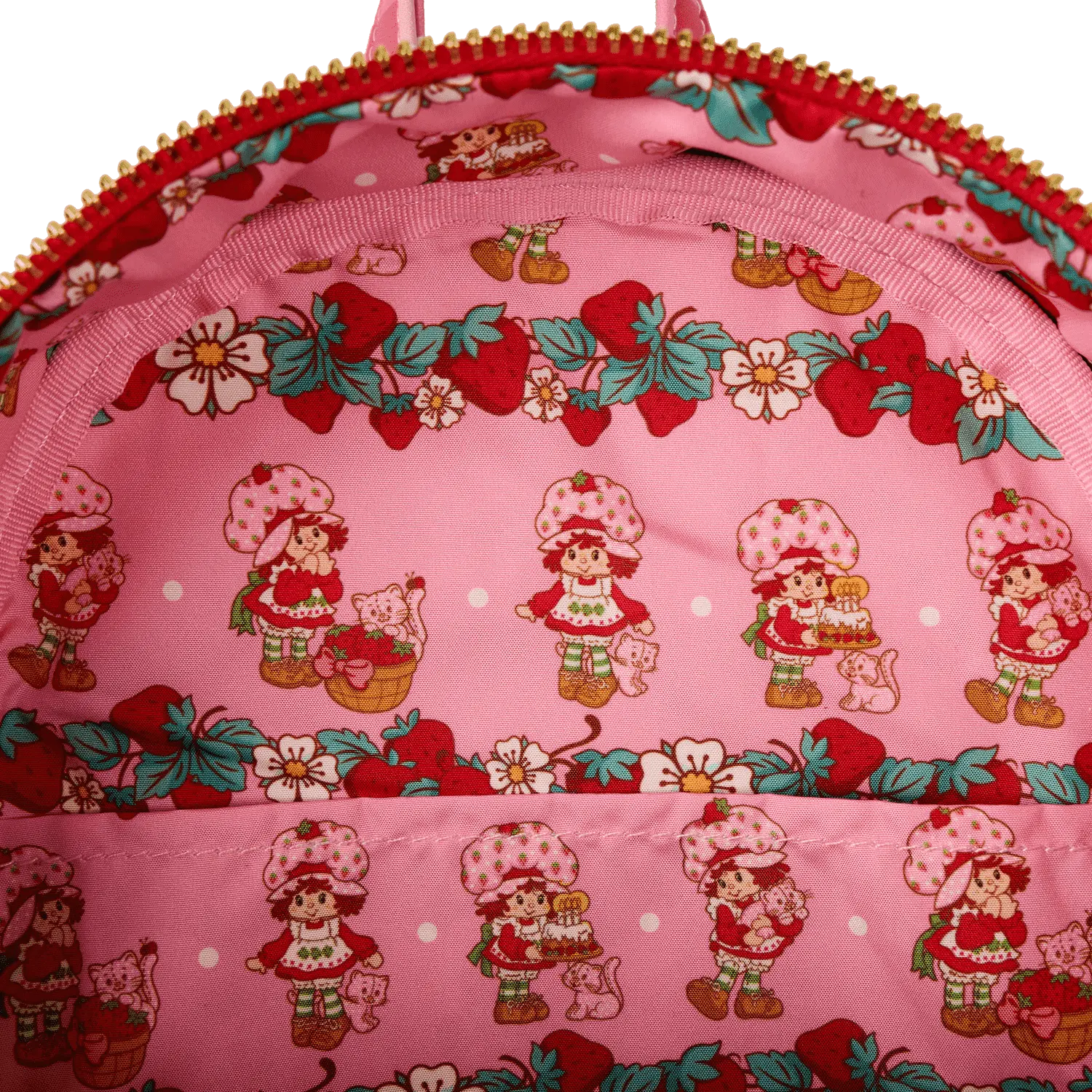 Strawberry Shortcake Denim Gingham Mini Backpack - Image 5