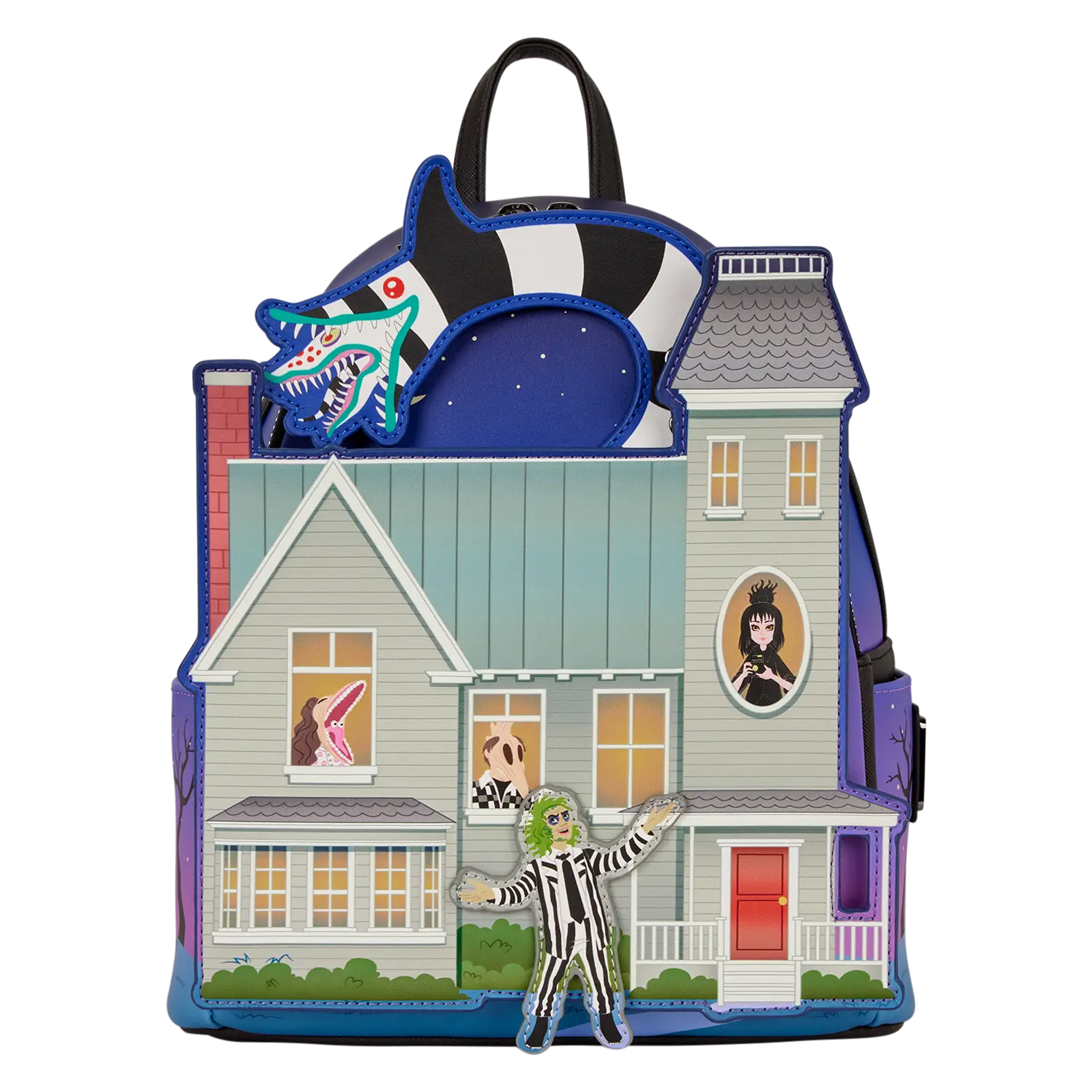 Beetlejuice Deetz House Glow Mini Backpack