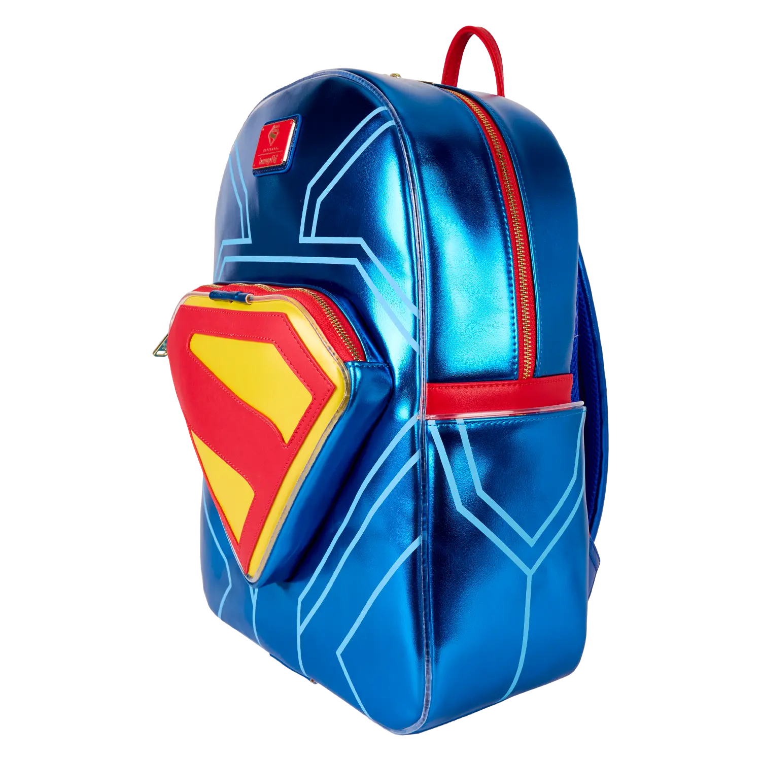 Superman Light Up Glow Full-Size Backpack - Image 6