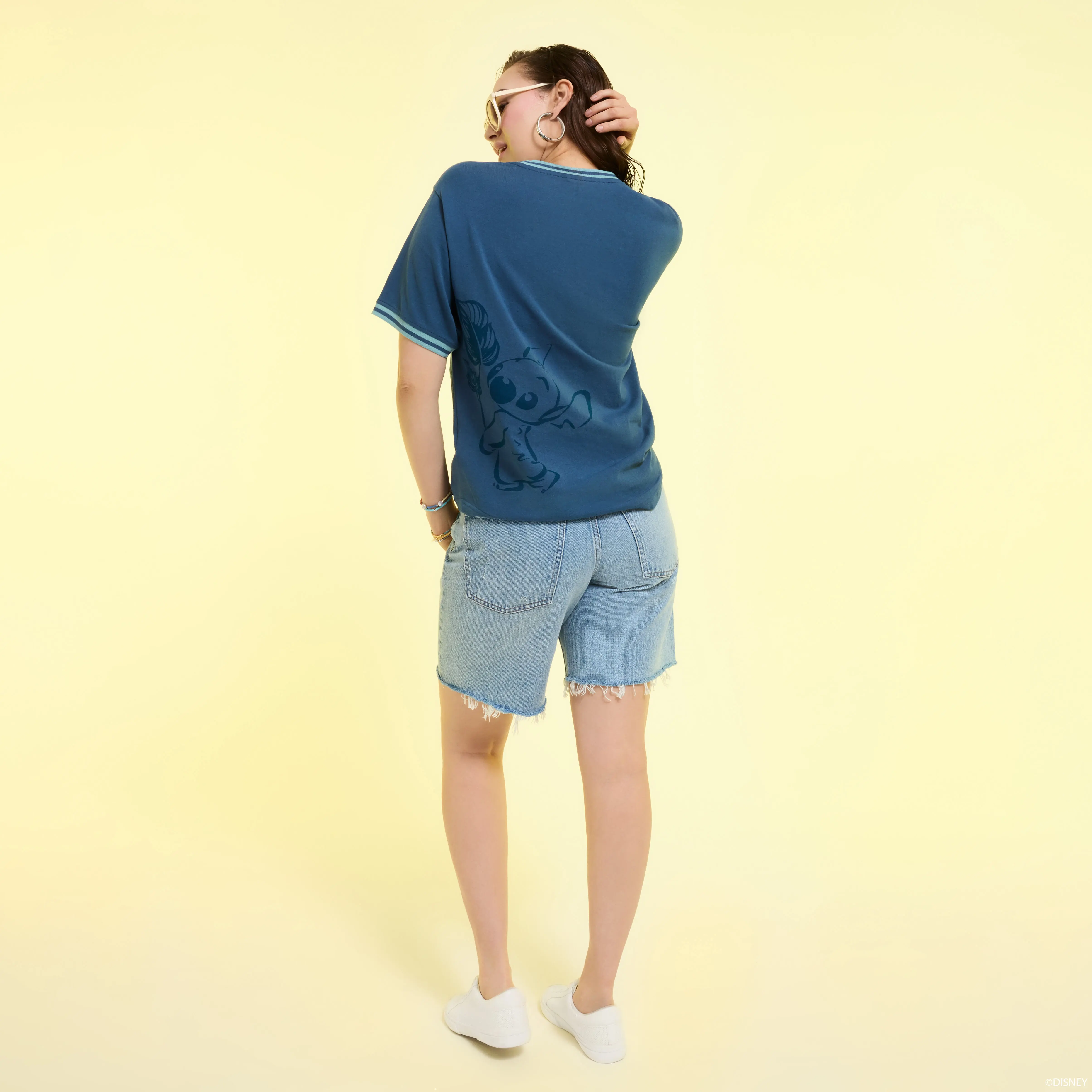 Stitch Patch Unisex Ringer Tee - Image 3