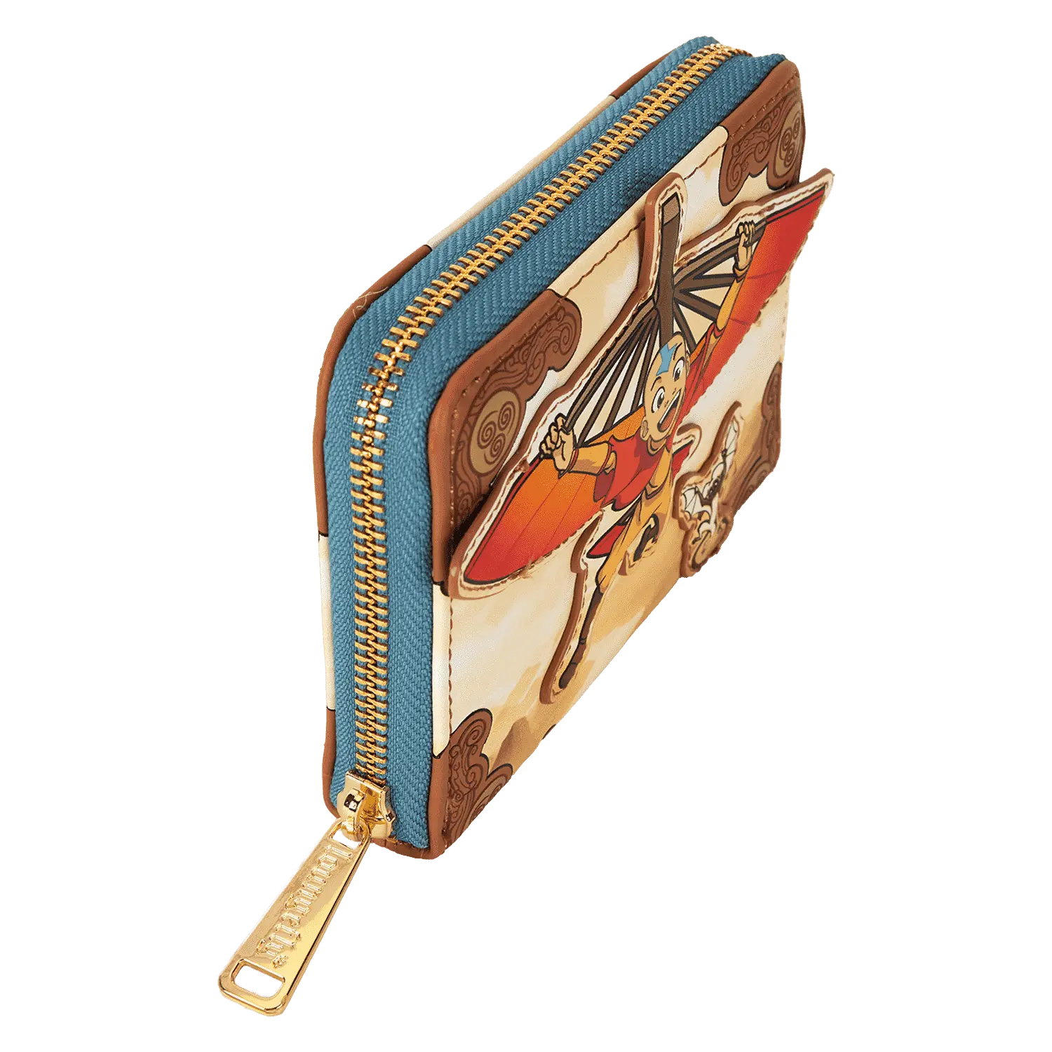 Avatar: The Last Airbender Aang Glider Staff Zip Around Wallet - Image 4
