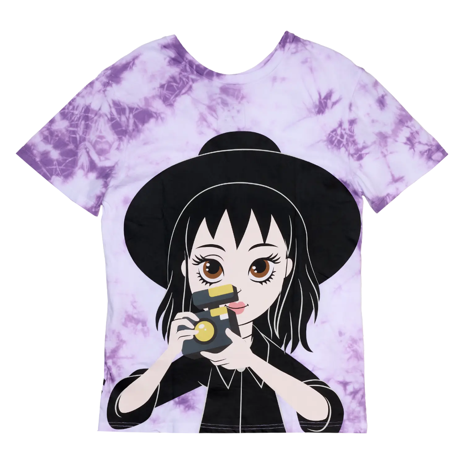 Beetlejuice & Lydia Deetz Reversible Tie-Dye Unisex Tee - Image 3