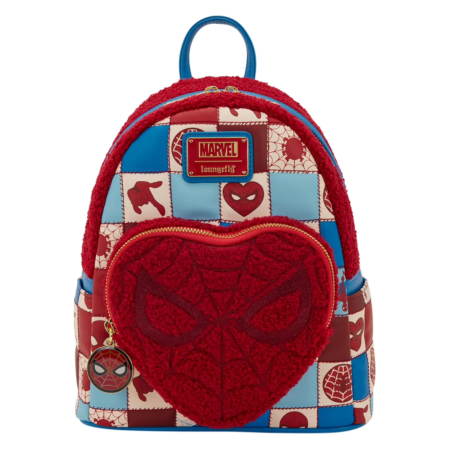 Spider-Man Sherpa Heart Mini Backpack
