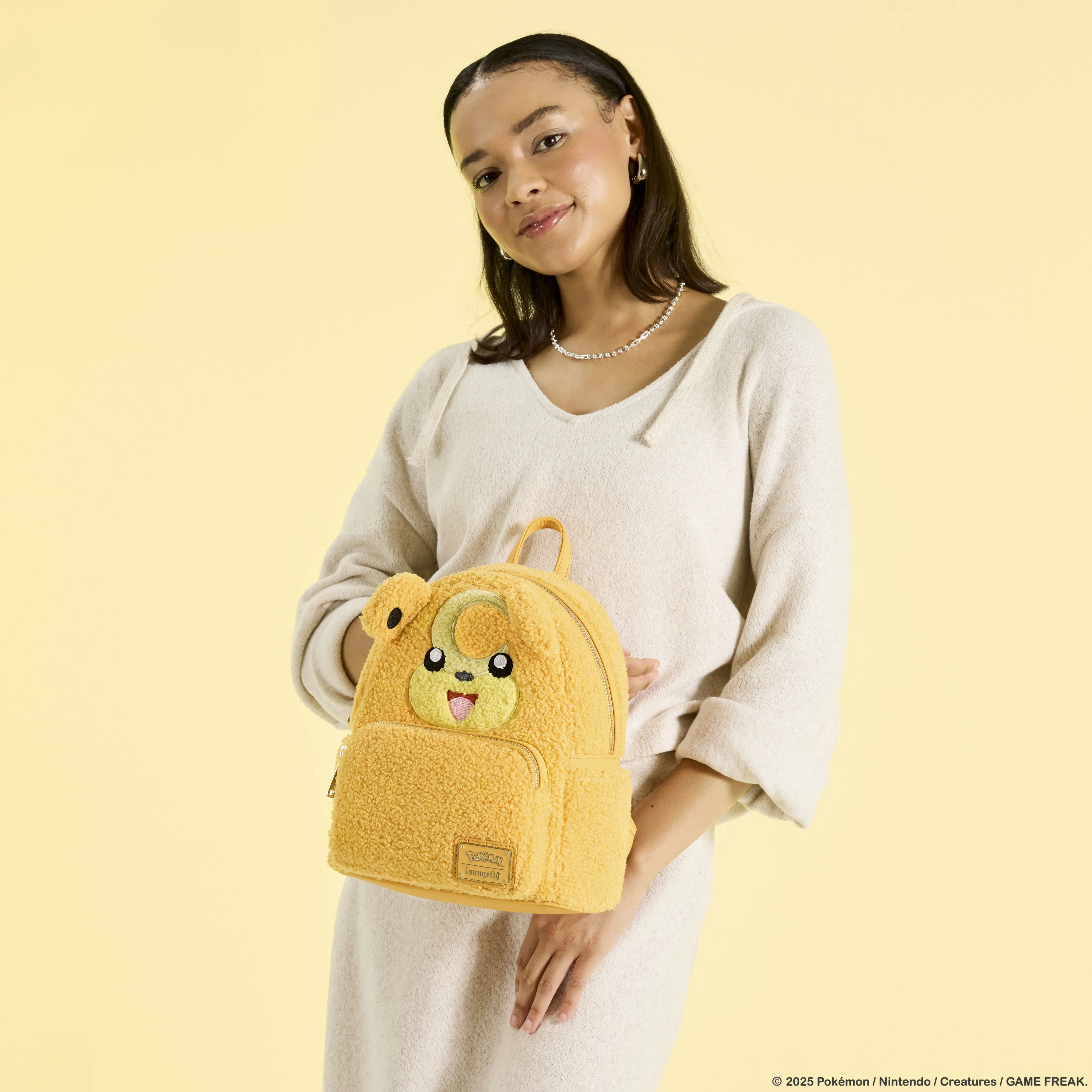Pokémon Teddiursa Limited Edition Sherpa Cosplay Mini Backpack - Image 2