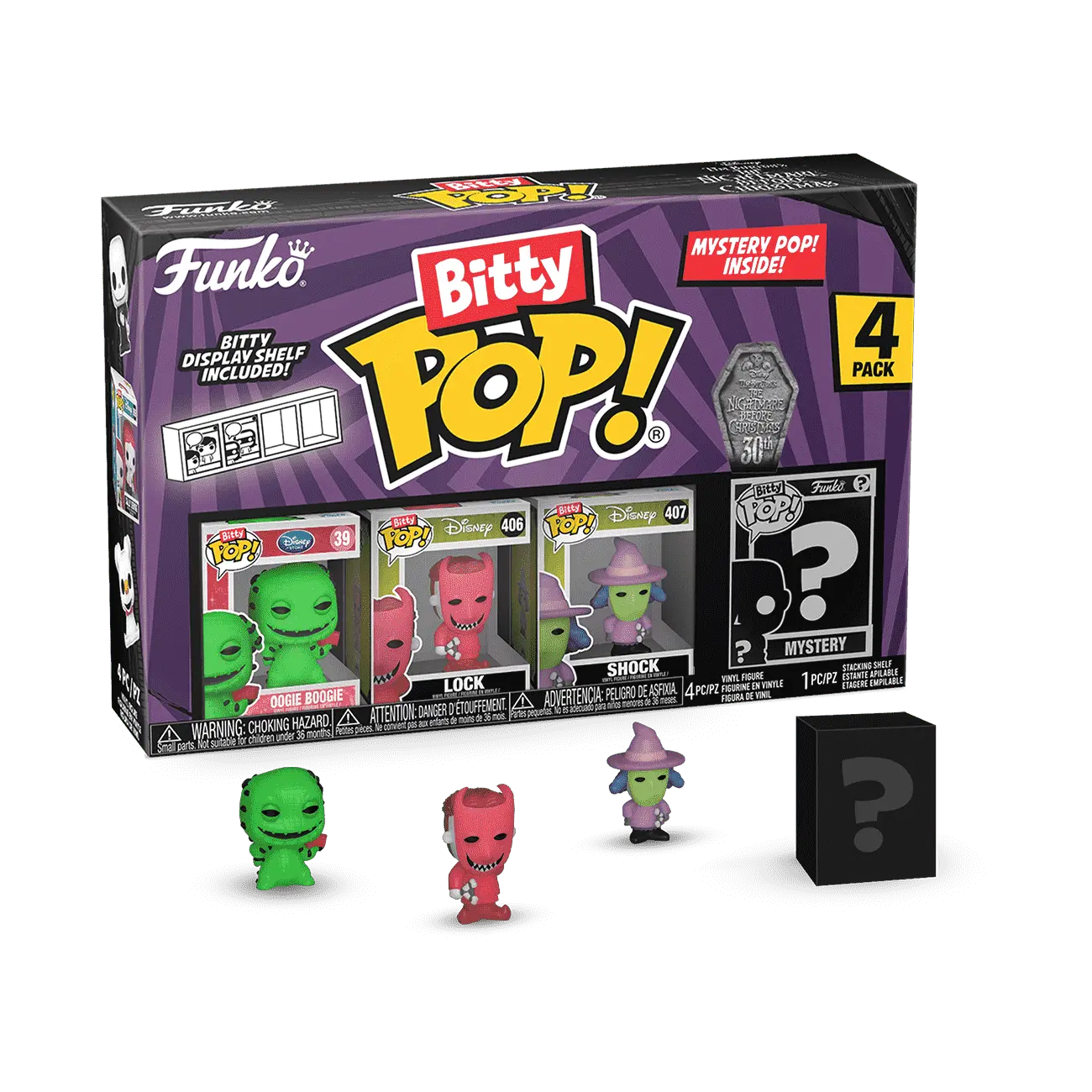 Bitty Pop! The Nightmare Before Christmas 4-Pack Series 1