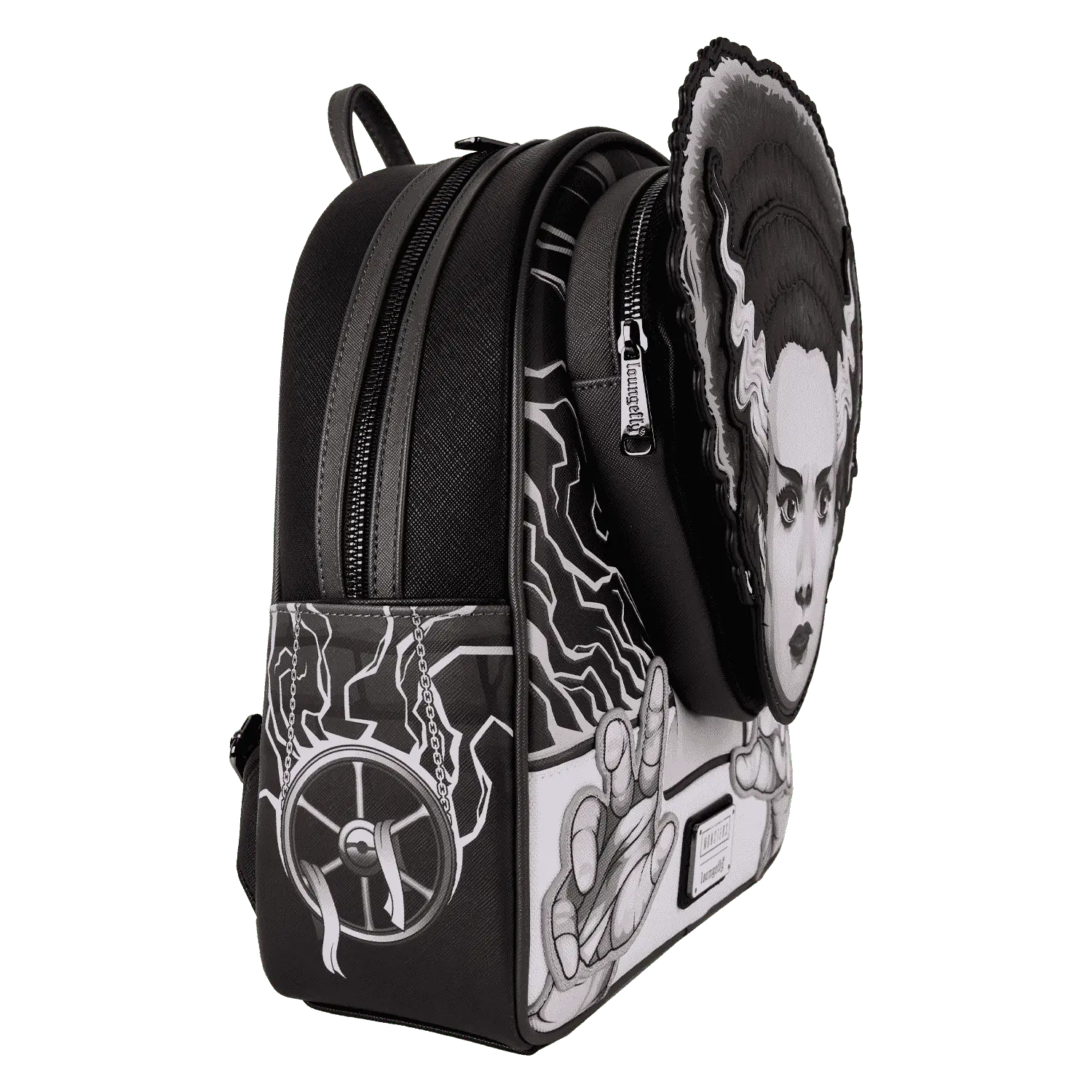 Universal Monsters Exclusive The Bride Of Frankenstein Glow Mini Backpack - Image 5