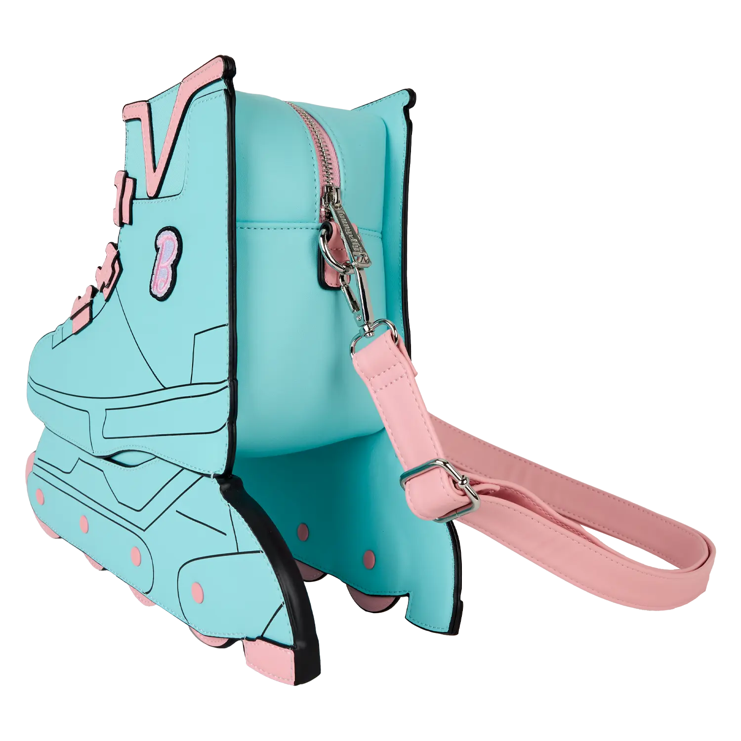 Classic Barbie Figural Skate Crossbody Bag - Image 3